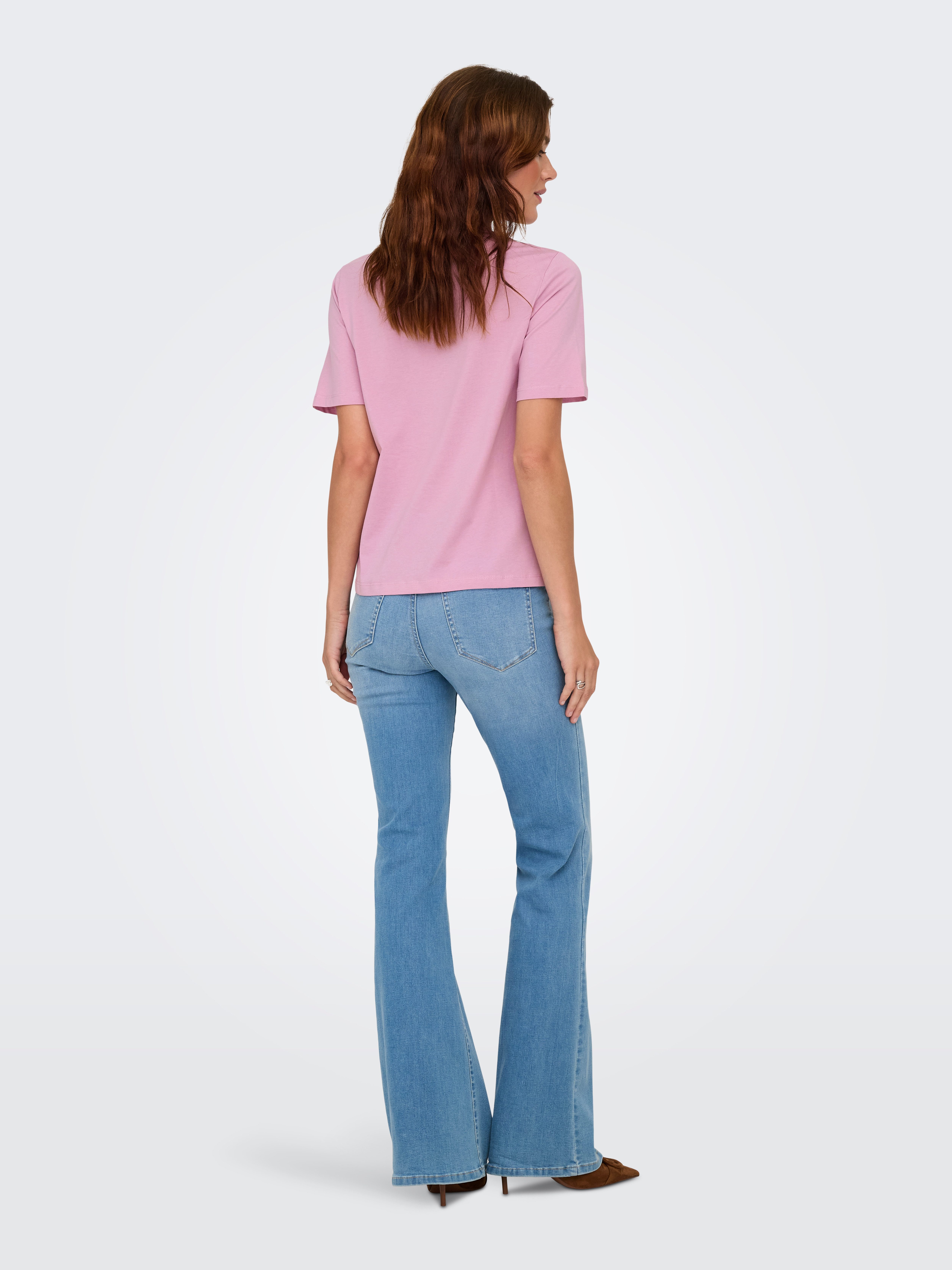 Only Shirt met korte mouwen ONLONLY – T-shirt met ronde hals en klassieke snit