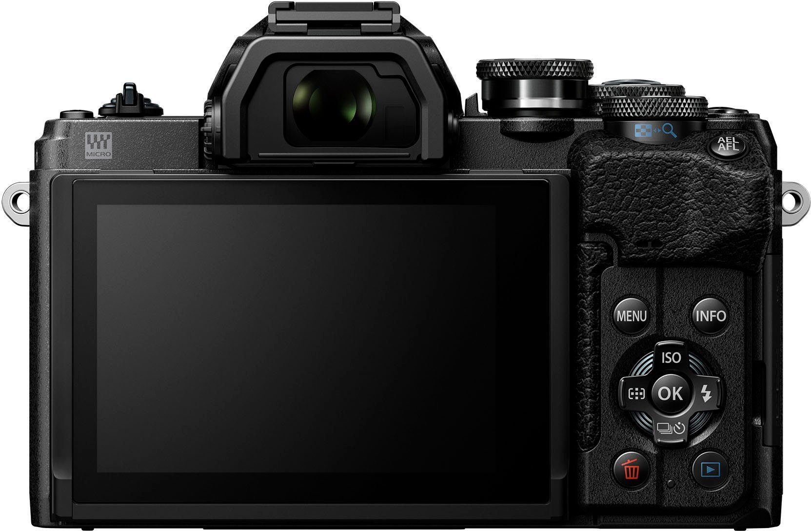 Olympus Systeemcamera-body E-M10 Mark IV + bls-50, f-5ac usb-ac-adapter, usb cable, shoulder strap