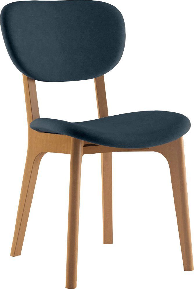 INOSIGN Stoel COZY Made in Italy Frame in beuken, kersen- of notenhout, massief hout, designstoel (set, 2 stuks)