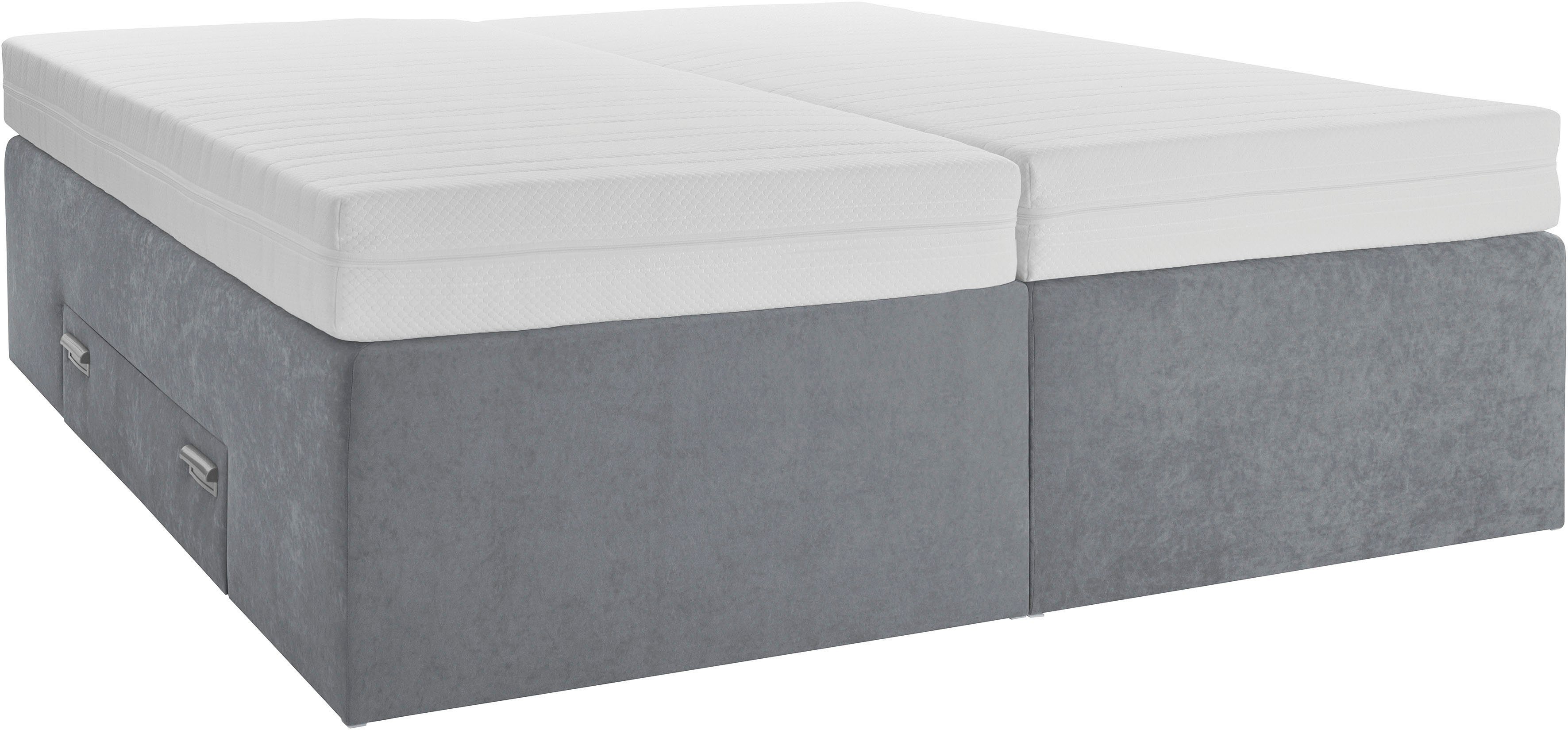 Westfalia Polsterbetten Boxspring met geïntegreerde lade, vrij plaatsbaar