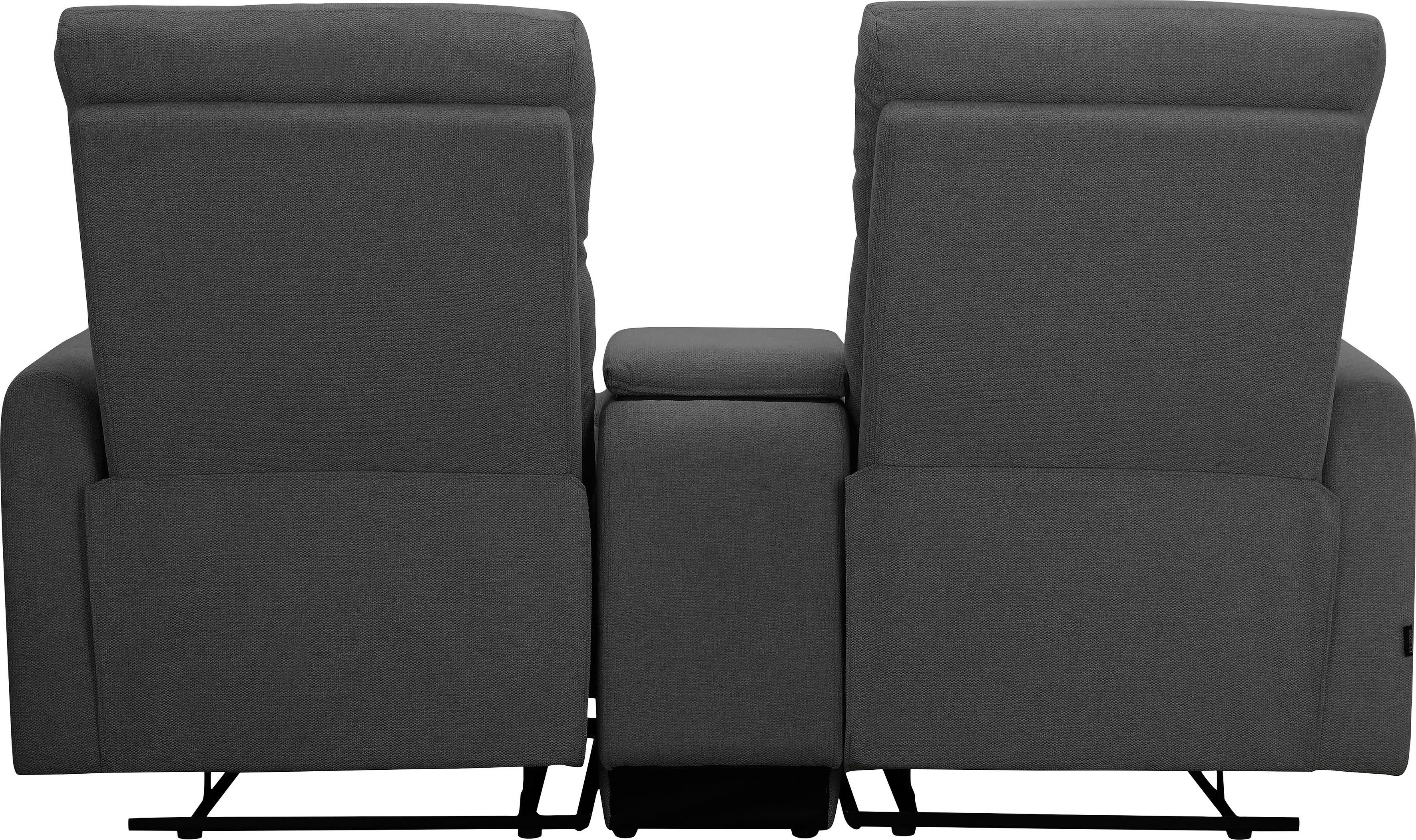 Home affaire 2-zitsbank Daoulas, 2-zits bioscoopbank, TV-fauteuil, multimedia bank