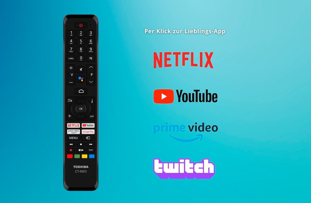 Toshiba Led-TV 50QA7D63DG, 126 cm / 50", 4K Ultra HD, Smart TV - Android TV
