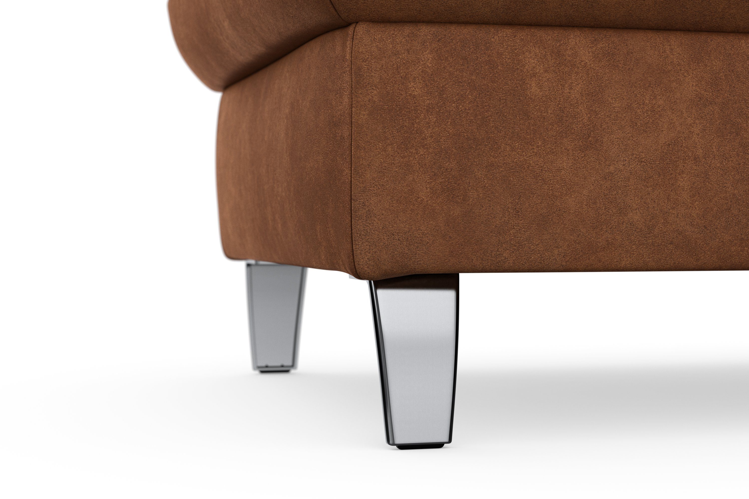 sit&more Hocker met bergruimte Maggiore met bergruimte en moderne metalen poten