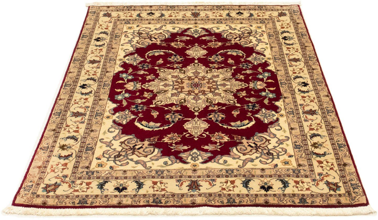morgenland Vloerkleed Täbriz 50 Raj vloerkleed met de hand geknoopt rood handgeknoopt