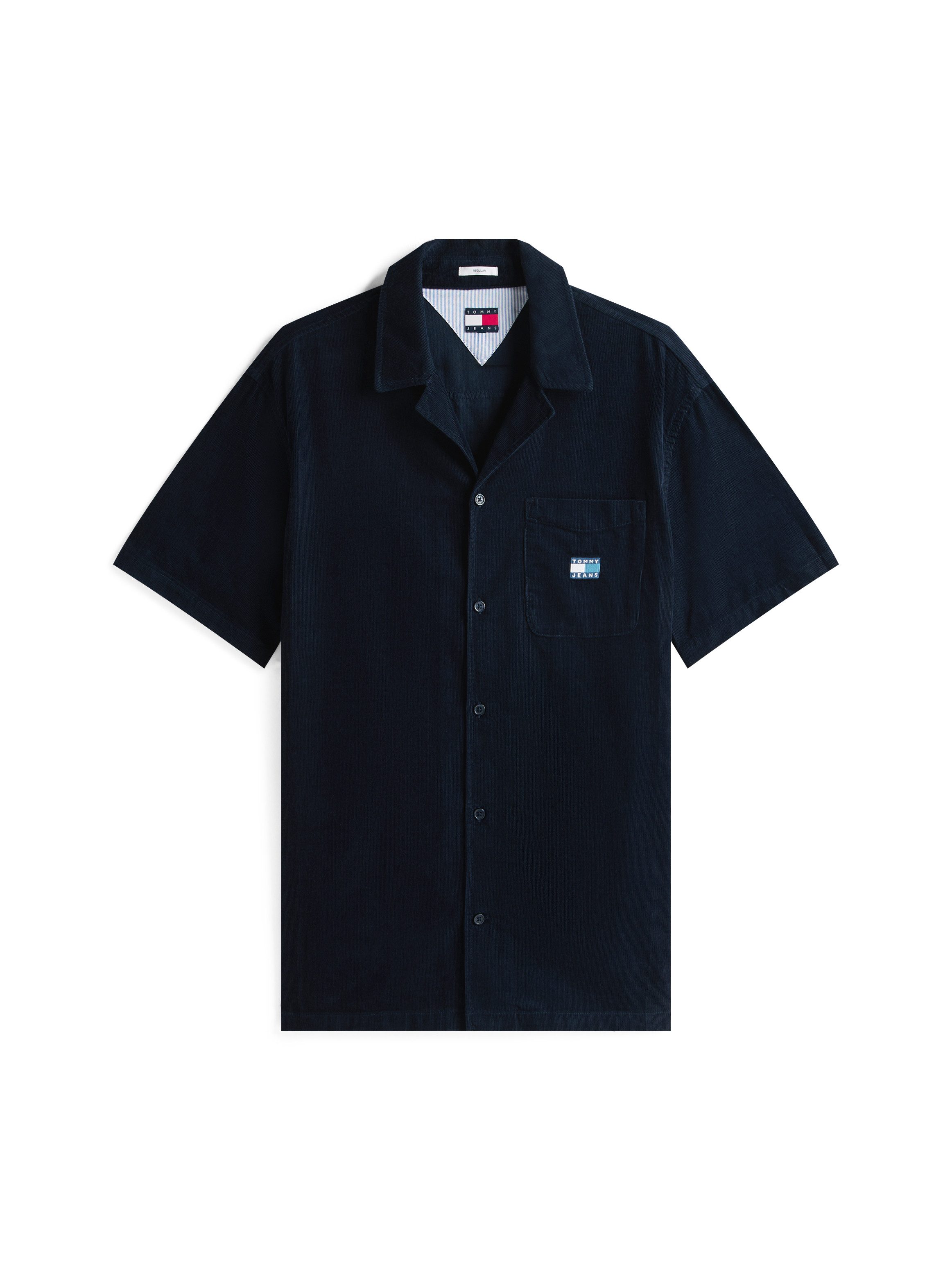 TOMMY JEANS Overhemd met korte mouwen TJM CORD REG CAMP SHIRT