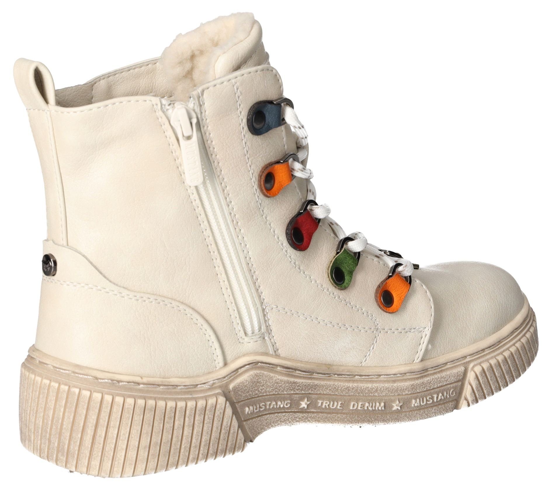 Mustang Shoes Winterlaarzen met nagels en kleurrijke afwerkingen