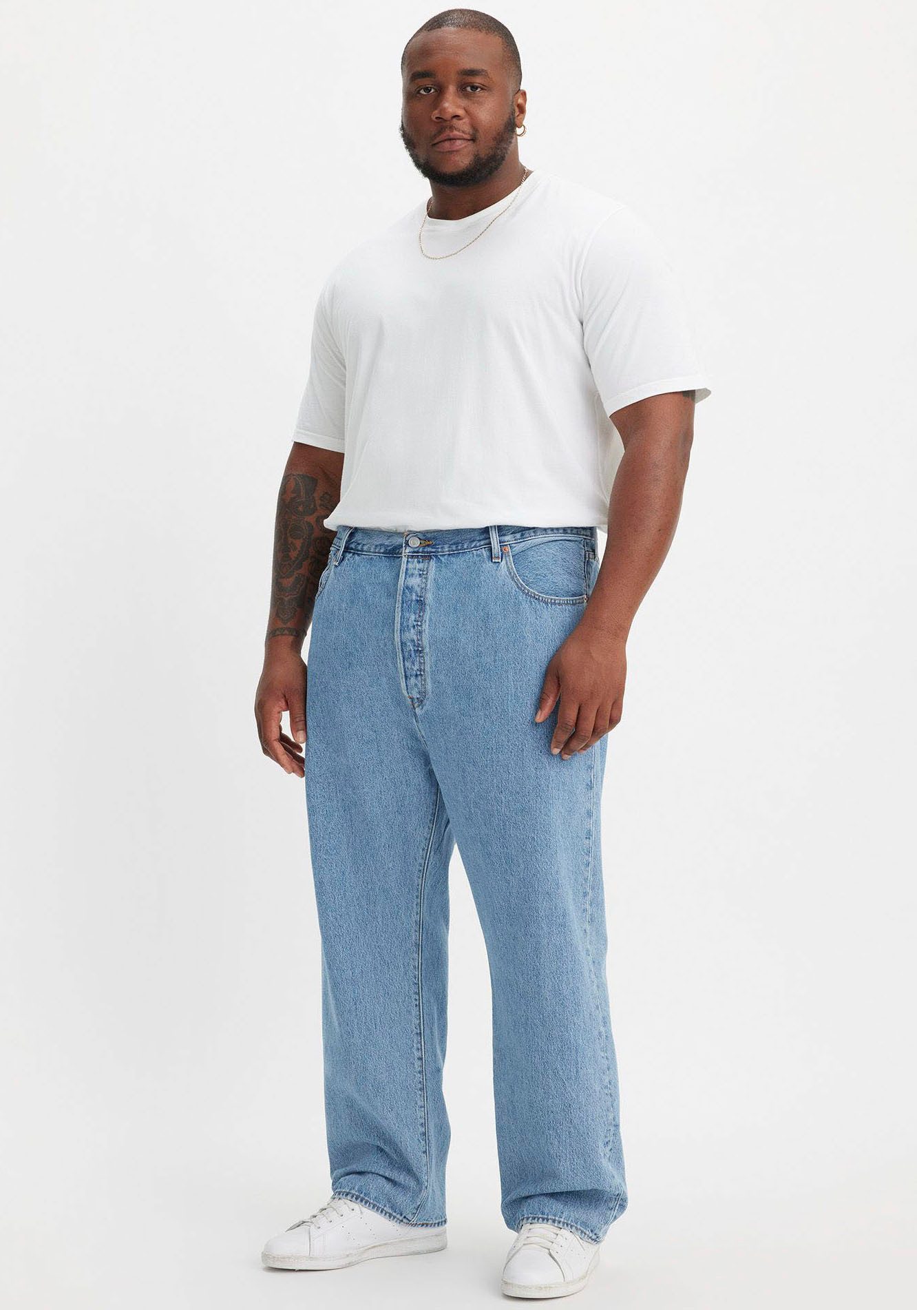 Levi's® Plus Straight jeans 501® LEVI'S®ORIGINAL B&T in verschillende wassingen