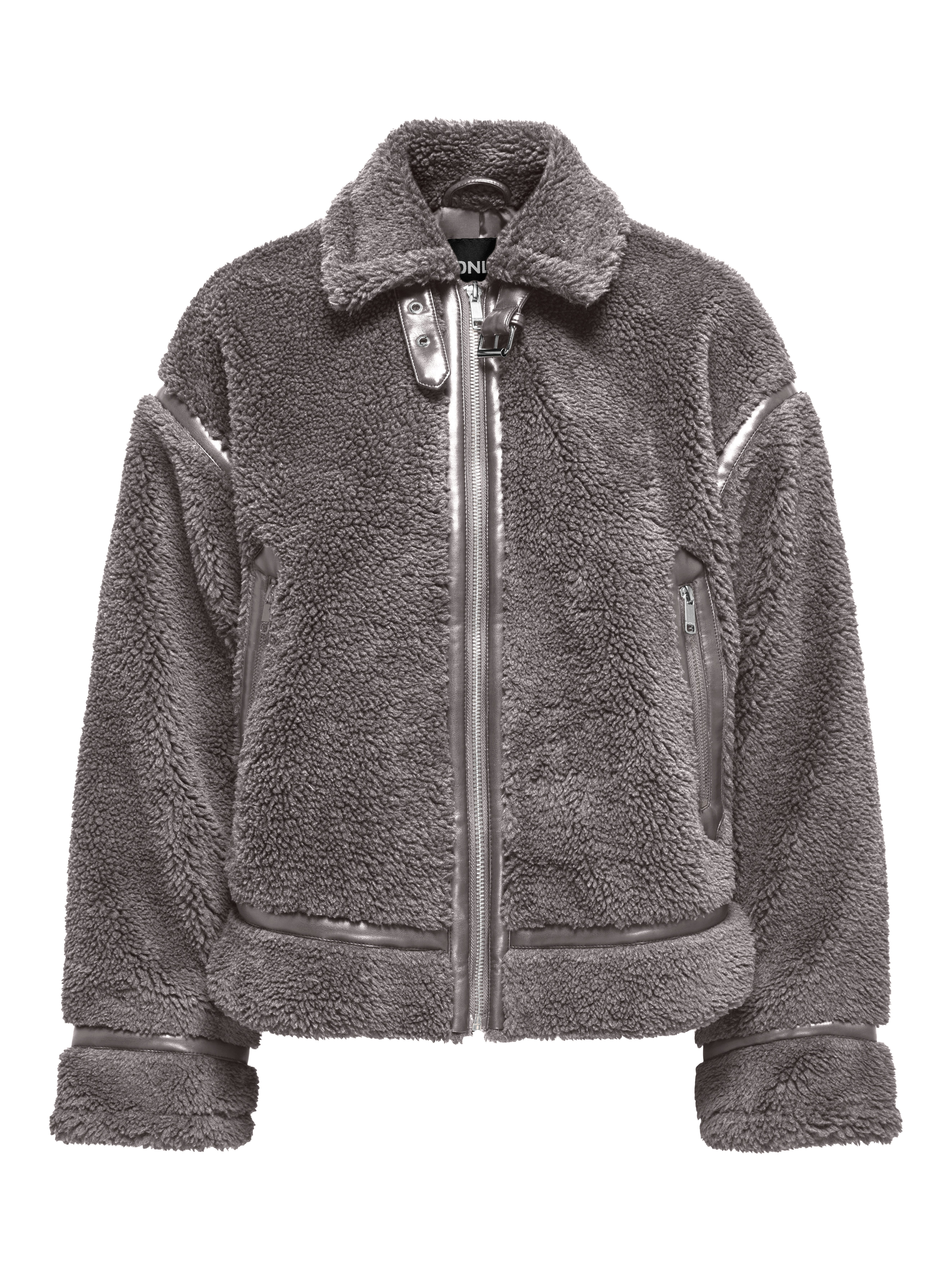 Only Pluchen jack ONLMICHELLE TEDDY JACKET OTW