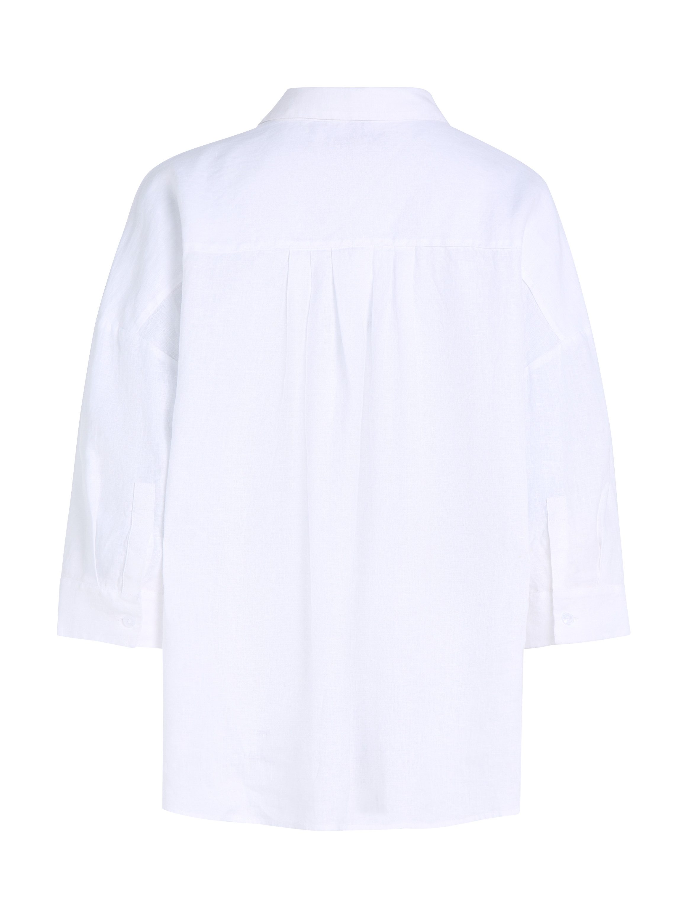 Tommy Hilfiger Shirt met 3/4 mouwen ESS LINEN LOOSE 3-4 SLEEVE SHIRT