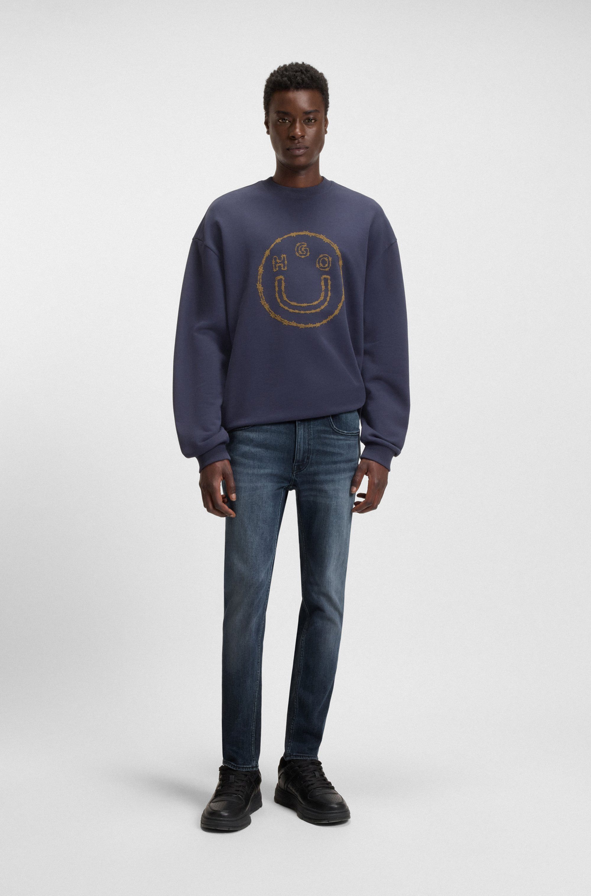 HUGO Blue Slim fit jeans Zane extra slim fit