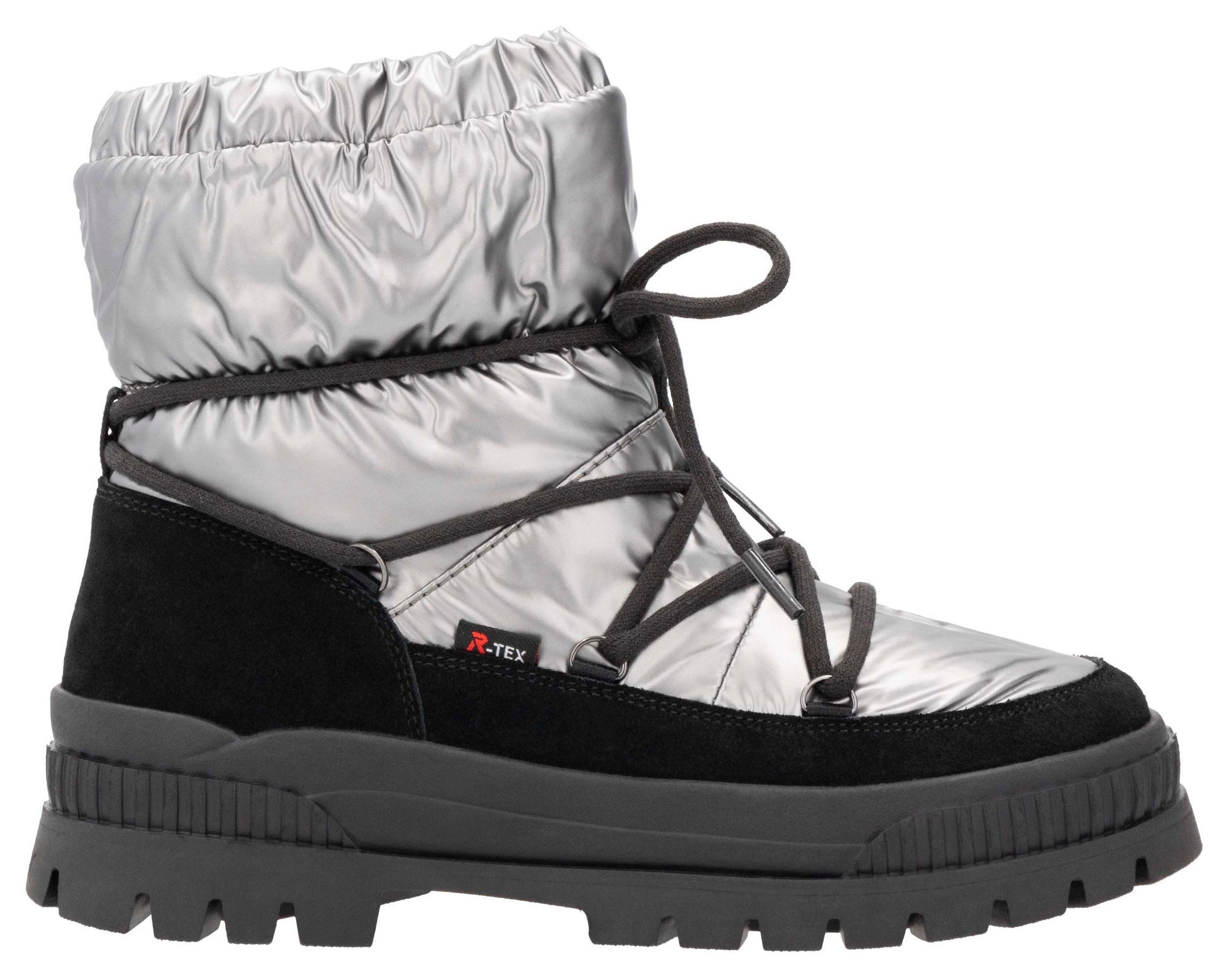 Rieker EVOLUTION Winterlaarzen , snowboots, veterschoenen met waterafstotende tex-membraan