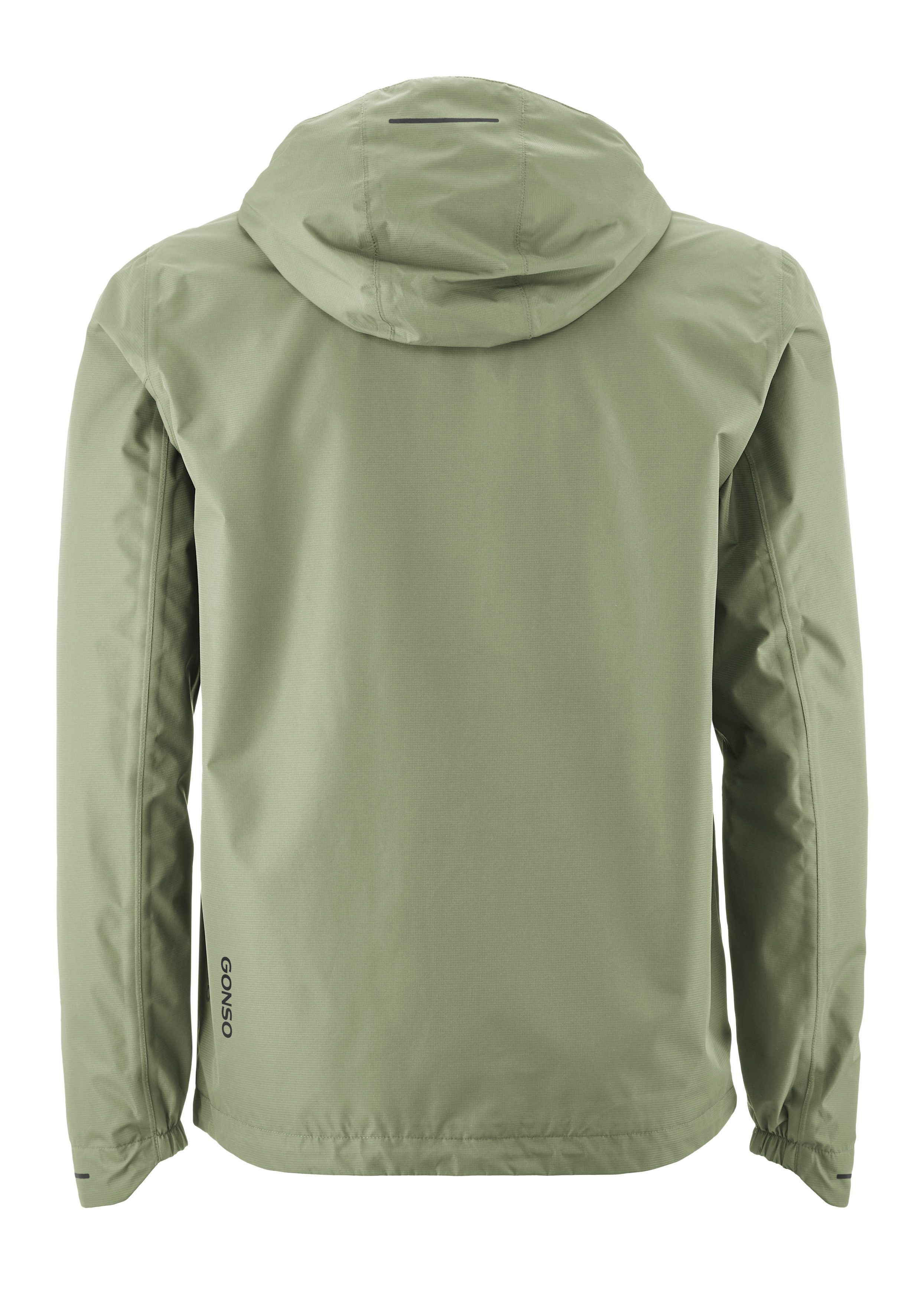 Gonso Fietsjack SAVE JACKET ESSENTIAL M Herenregenjack wind- en waterdicht, fietsjack met capuchon