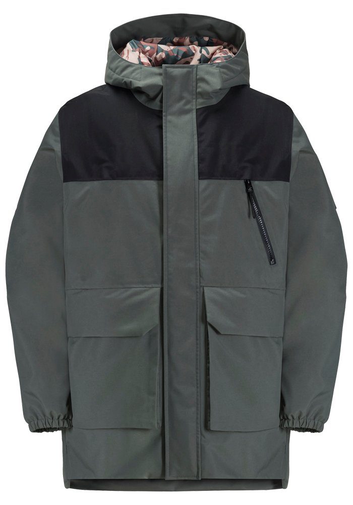 Jack Wolfskin Functionele parka TEEN 2L INS PARKA Y kinderen jassen maat 164 groen