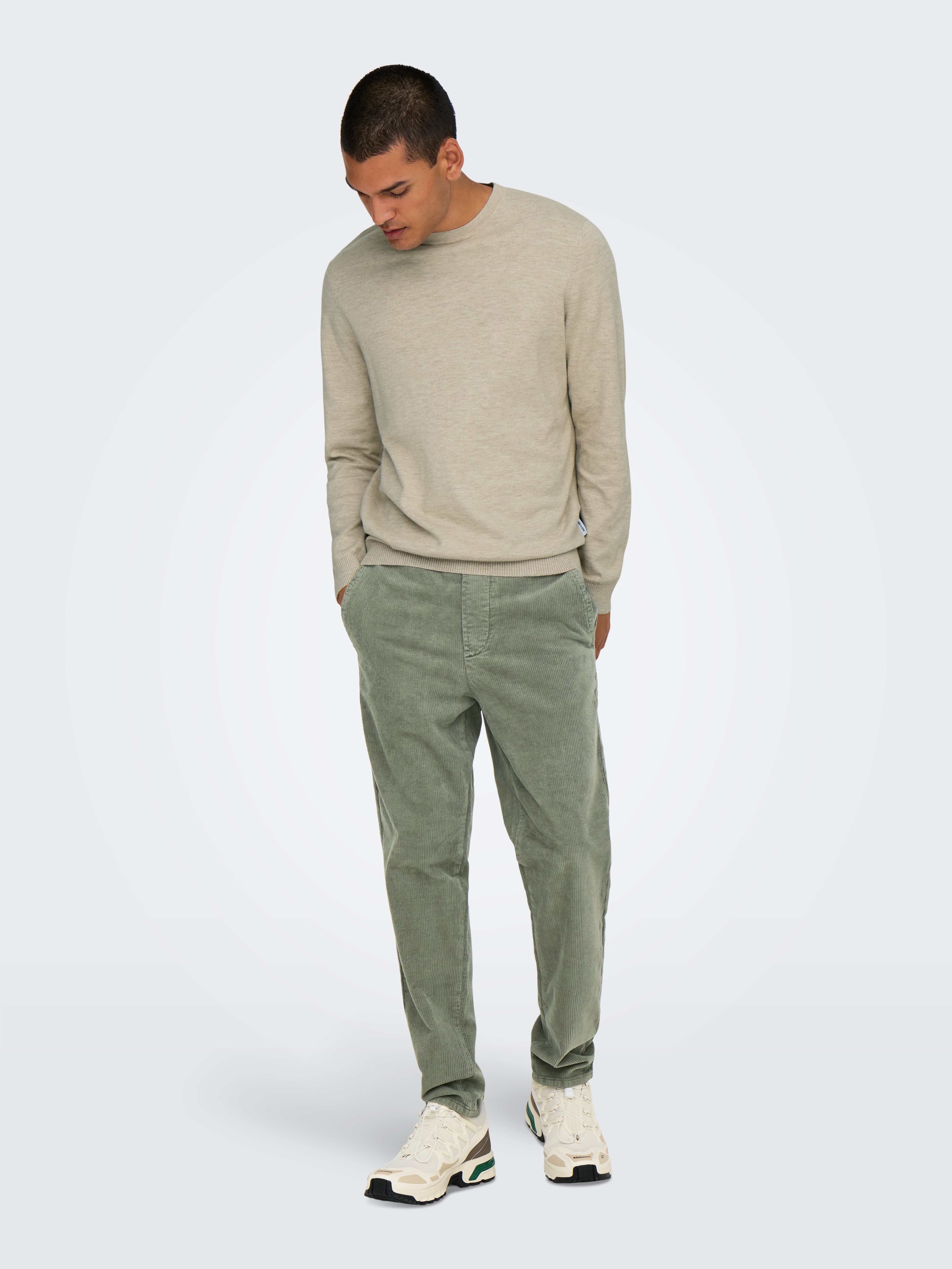 ONLY & SONS Cordbroek ONSLINUS TAP CORDUROY 0185 PANT NOOS