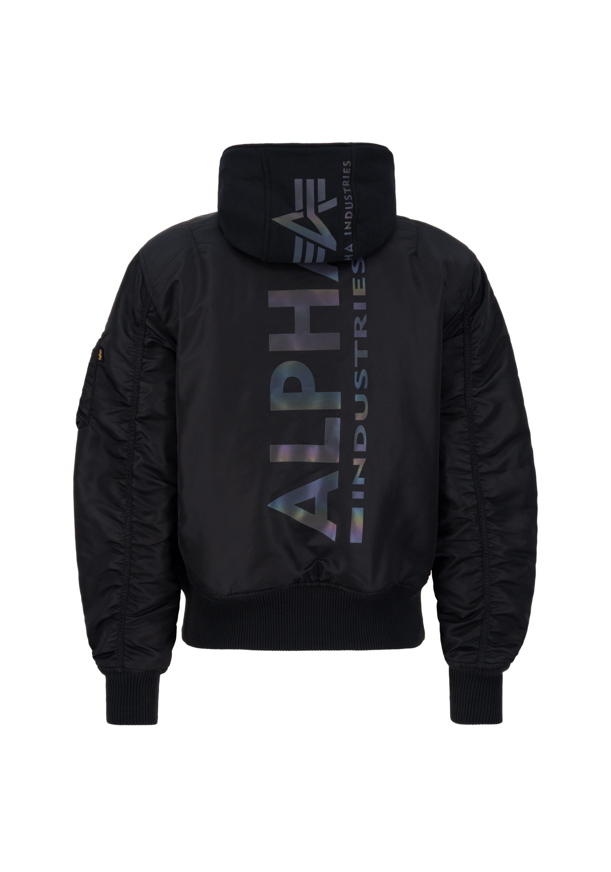 Alpha Industries Bomberjack Alpha Industries Men - Bomber Jackets MA-1 Zip Hood Back Print