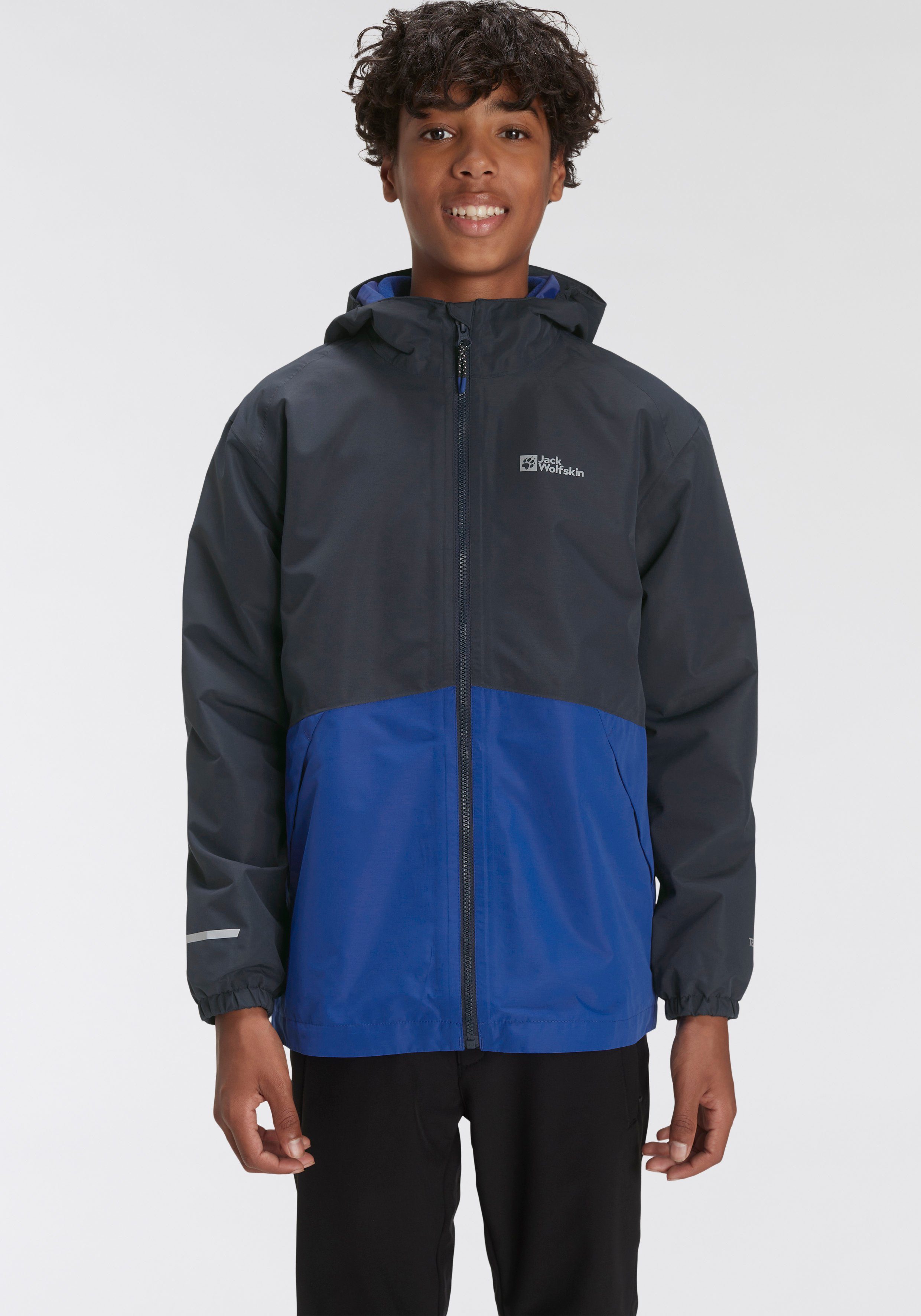 Jack Wolfskin Functioneel 3-in-1-jack ICELAND 3IN1 JACKET K Veelzijdige winterjack 3-in-1 voor elke dag en elke activiteit meisjes jassen maat 92