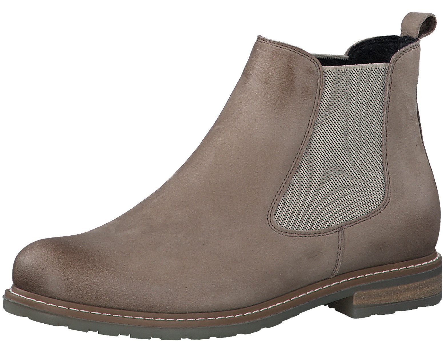 Tamaris Chelsea-boots hakken, enkellaars, zakelijke schoen, instaplaarzen, aantrek-lus