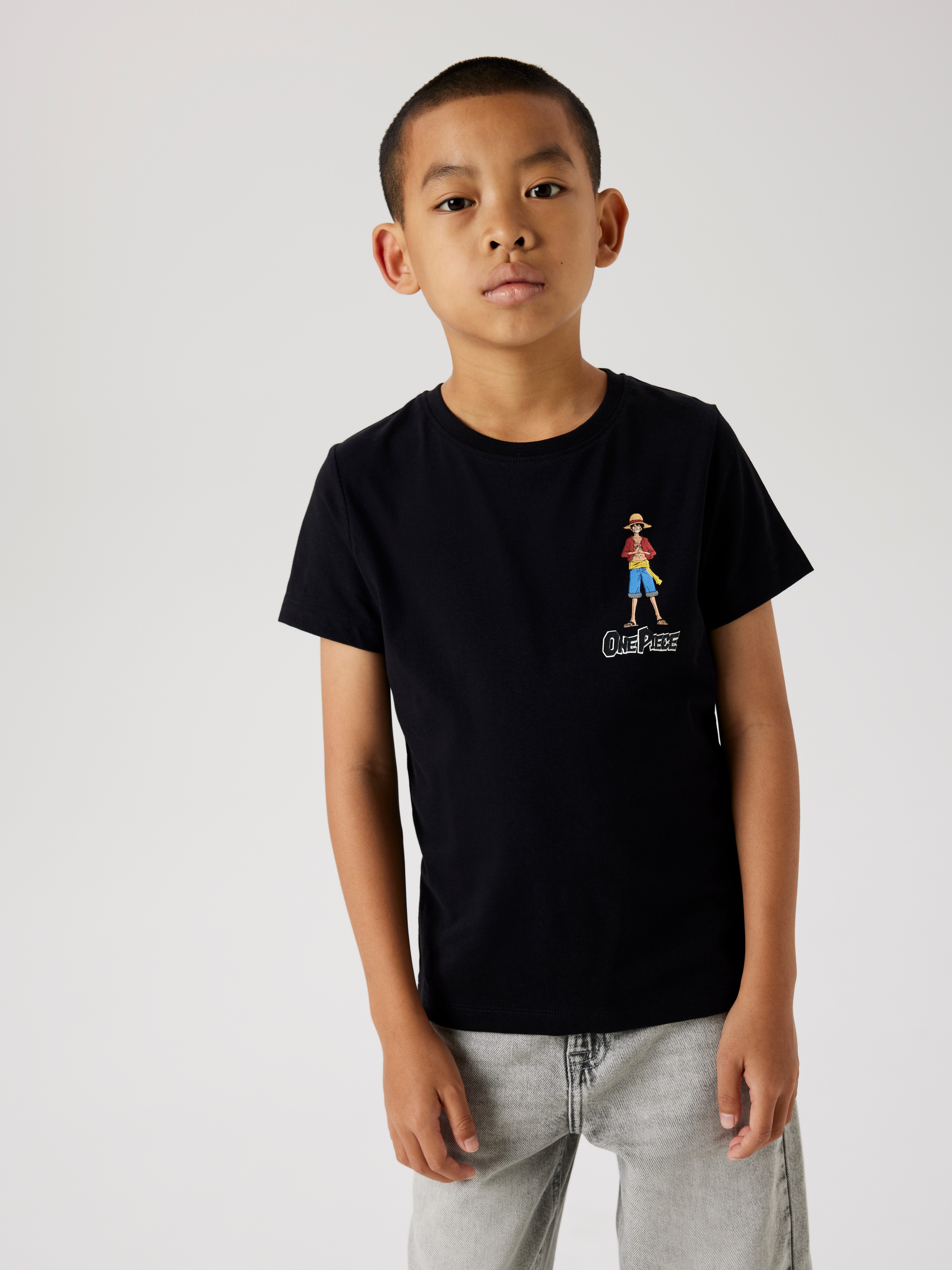 Name It T-shirt NKMDIO ONEPIECE SS NREG TOP BOX NOOS VDE (set) jongens t-shirts maat 134 (140) zwart