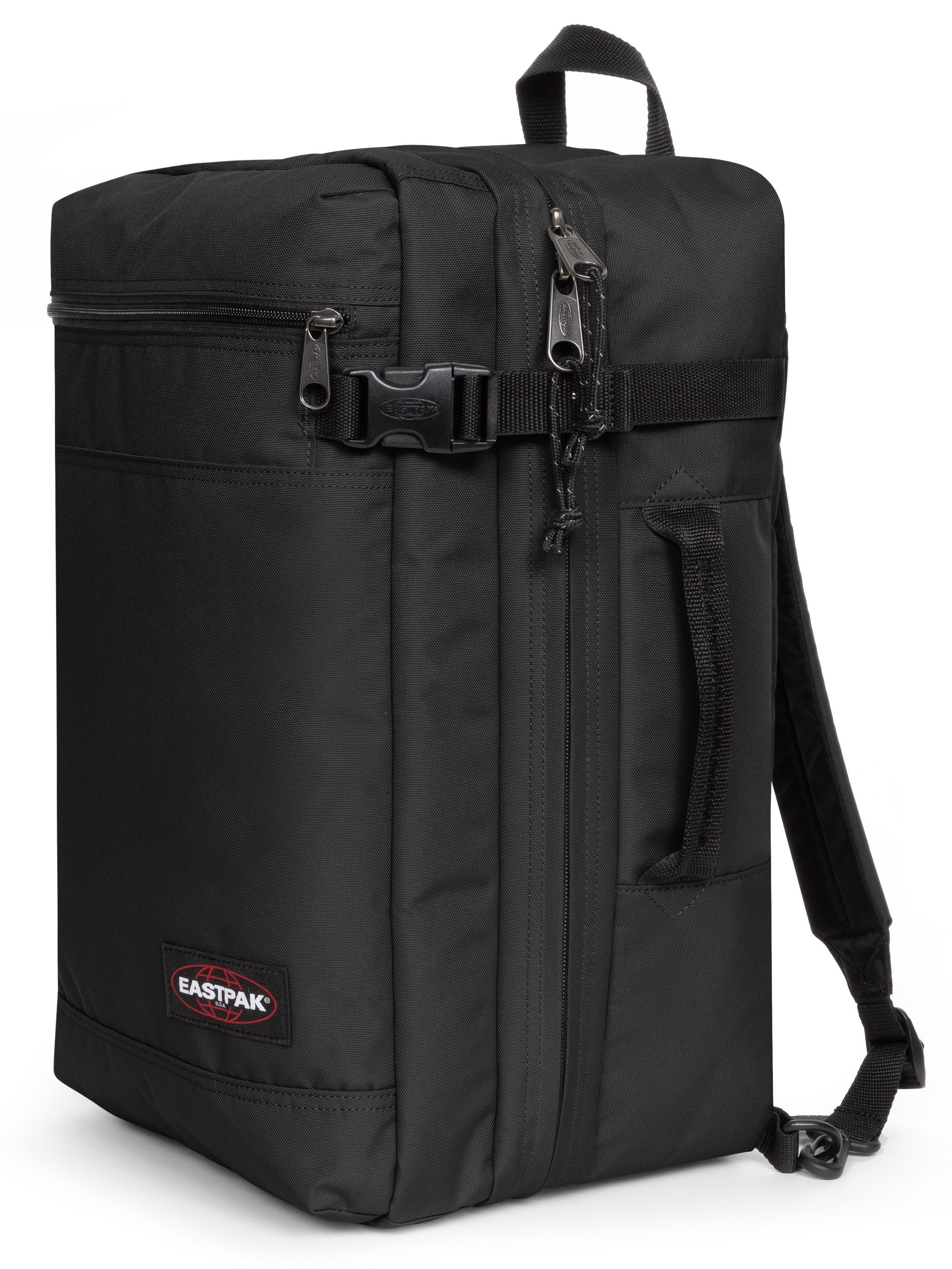 Eastpak Zachte bagage trolley TRANSIT'R PACK Black Reisetas sporttas reisbagage duffelbag