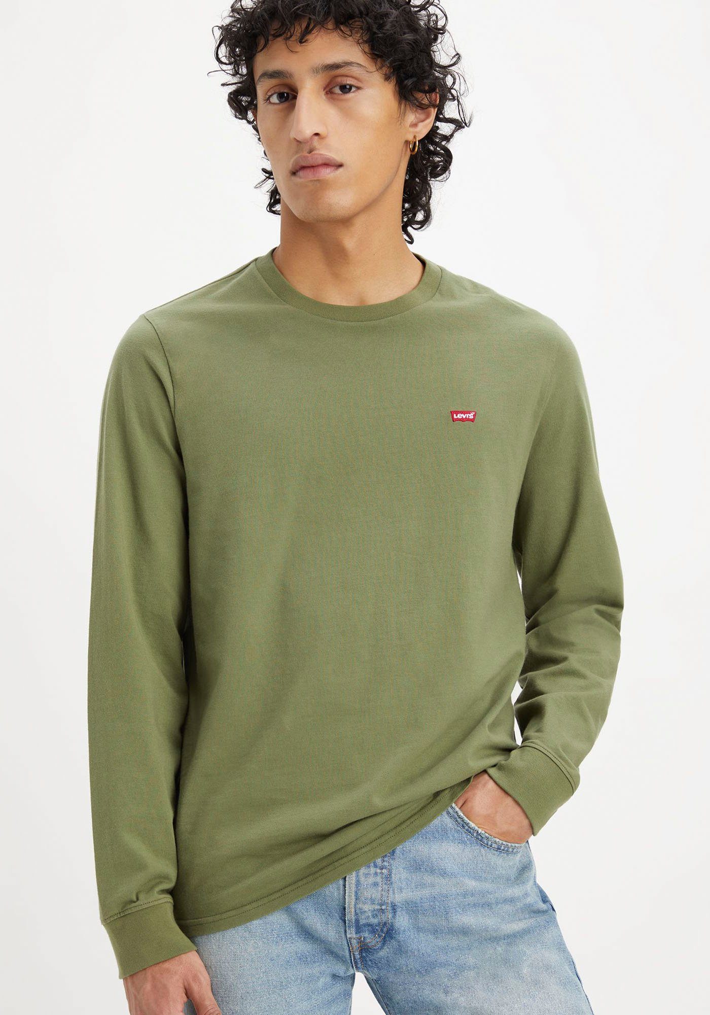 Levi's® Shirt met lange mouwen met logo-applicatie