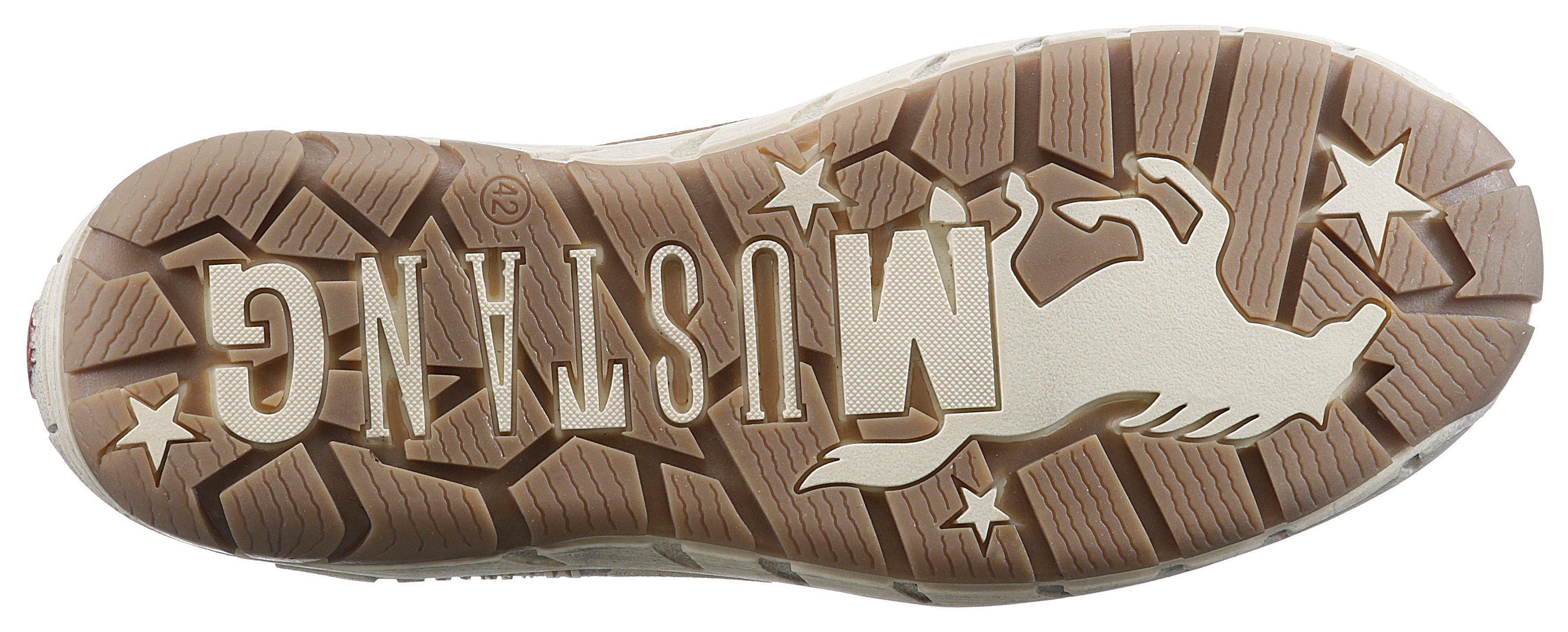 Mustang Shoes Sneakers met zijlogo, vrijetijdsschoen, lage schoen, veterschoen