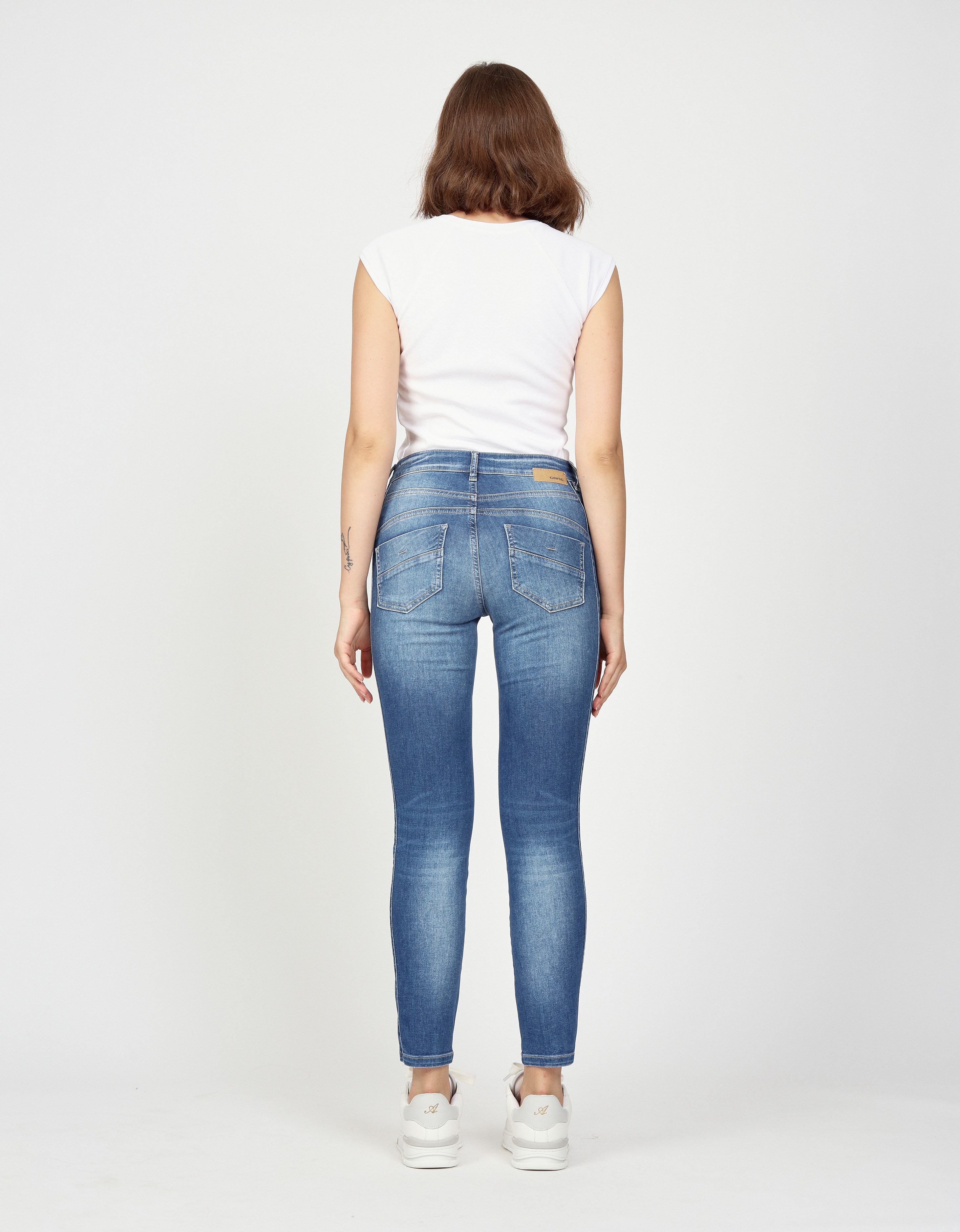 GANG Slim fit jeans 94SANA met galons