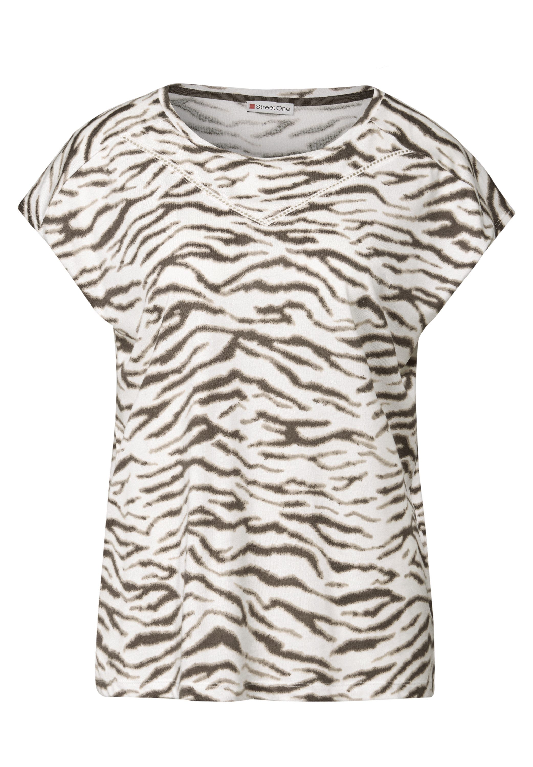 STREET ONE Shirttop met decoratieve tape