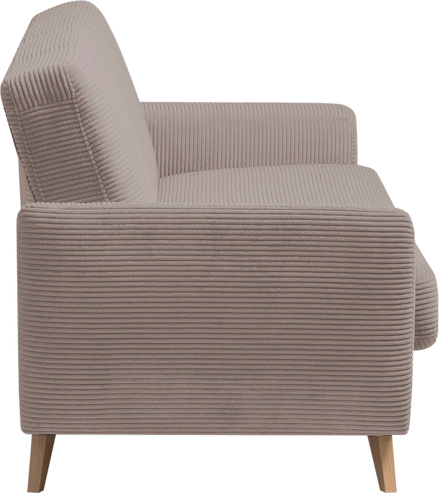 exxpo - sofa fashion 3-zitsbank Samso, elegant en comfortabel, actuele cord bekleding, kantelbank