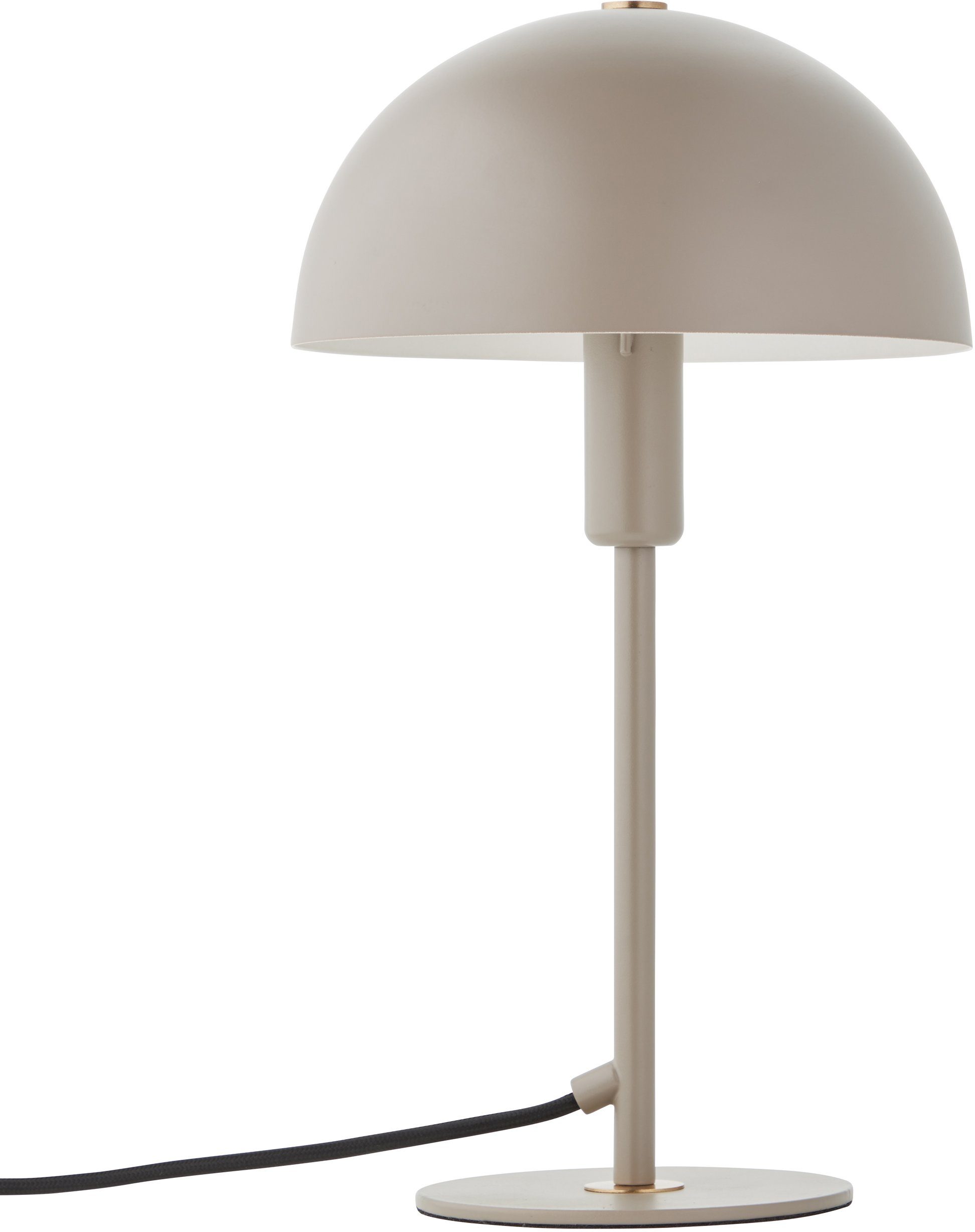 leger home by lena gercke tafellamp linnea paddenstoellamp, tafellamp, hoogte 35,5 cm (1 stuk) grijs