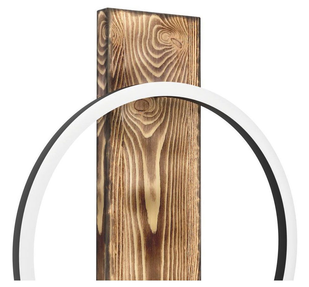EGLO Wandlamp BOYAL Wandlamp, woonkamerlamp, lamp, ganglamp in zwart, bruin, wit (1 stuk)