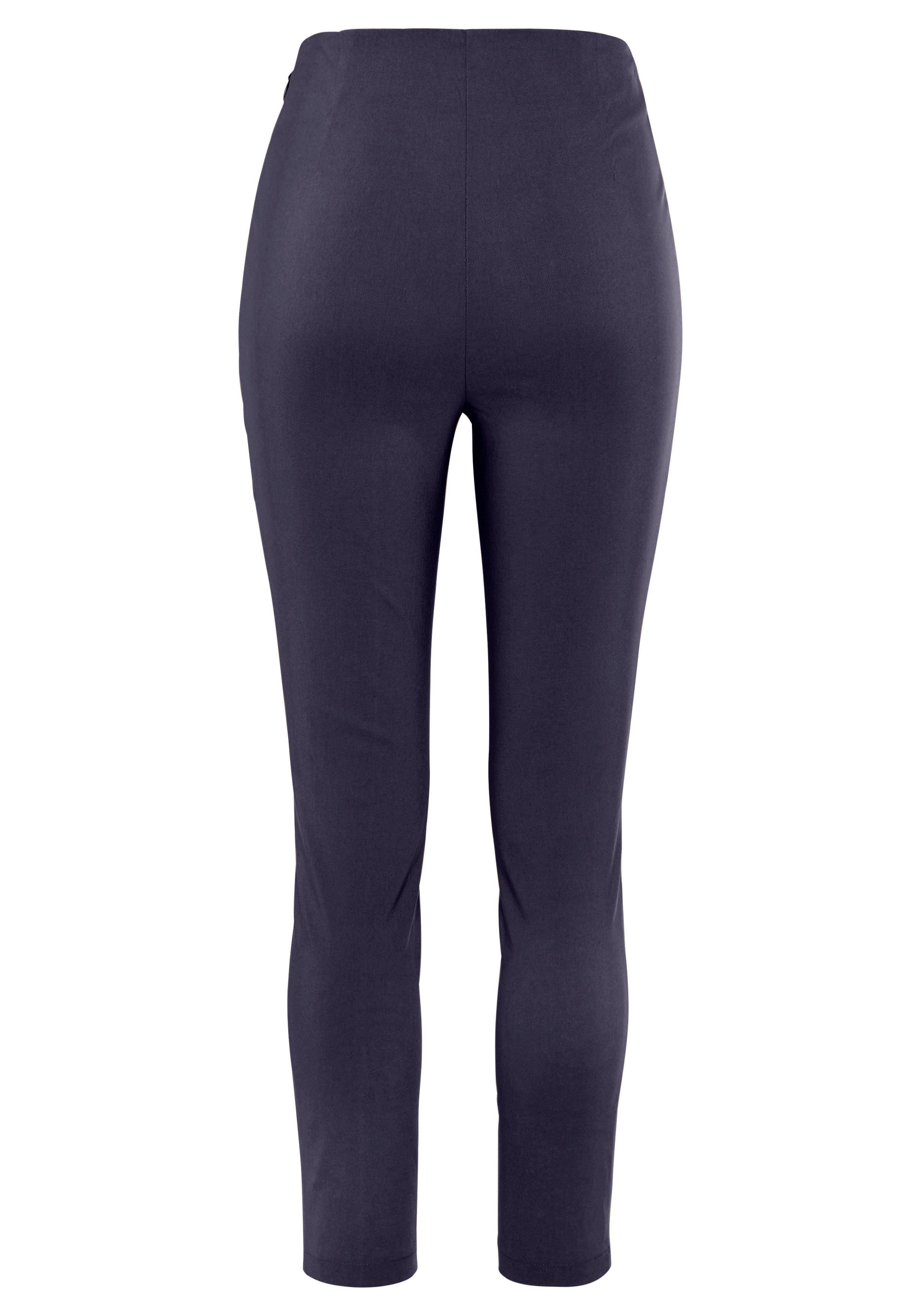 Lascana Stretchbroek met figuurvriendelijke tailleband, elegante stofbroek in smalle pasvorm