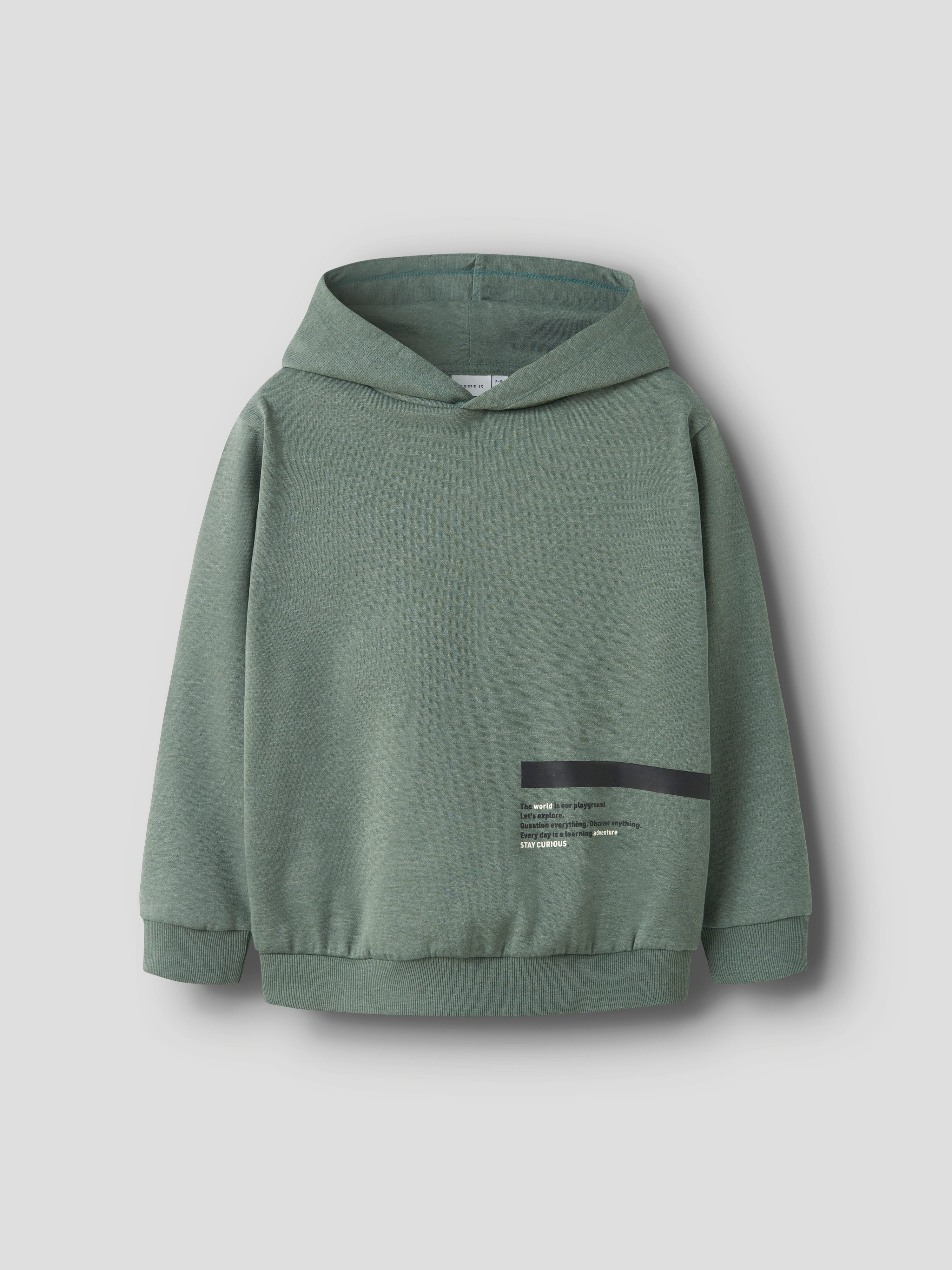 Name It Sweatshirt NKMOLAF LS NREG SWE WH BRU PB