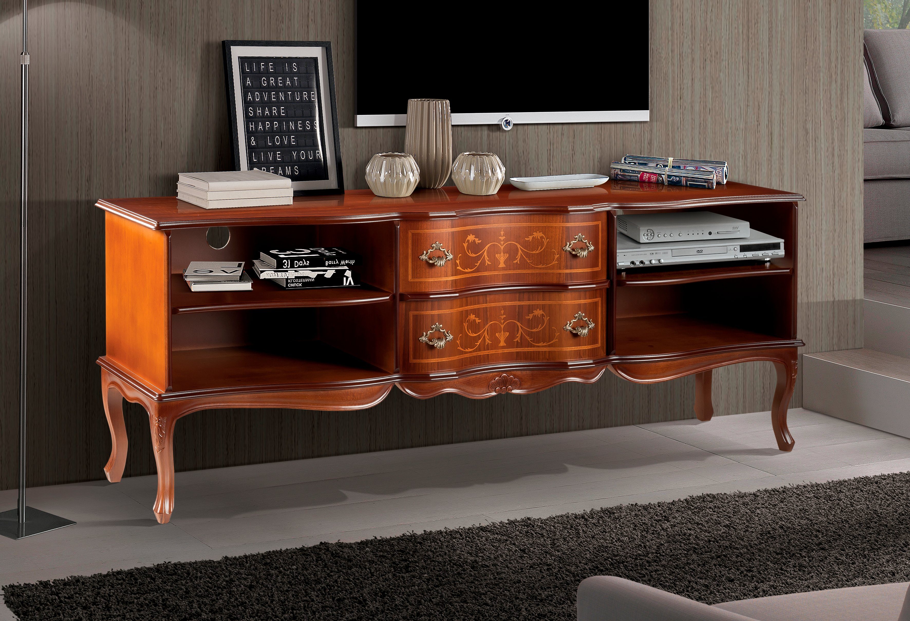 DELAVITA Tv-meubel Peschiera Breedte 158 cm