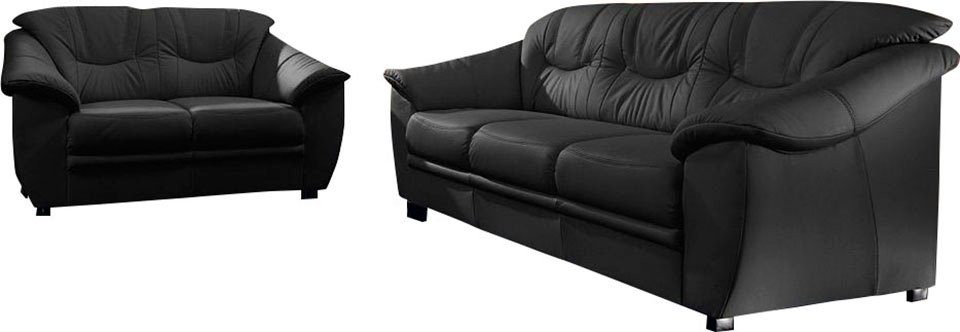sit&more Zithoek Top Savona NatuurLEER® (2-delig), bestaand uit elk een 2- en 3-zitsbank, binnenvering