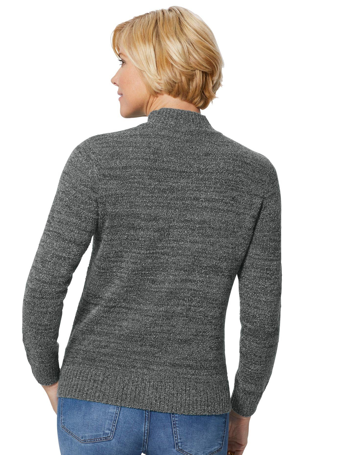 Classic Basics Trui met staande kraag Trui