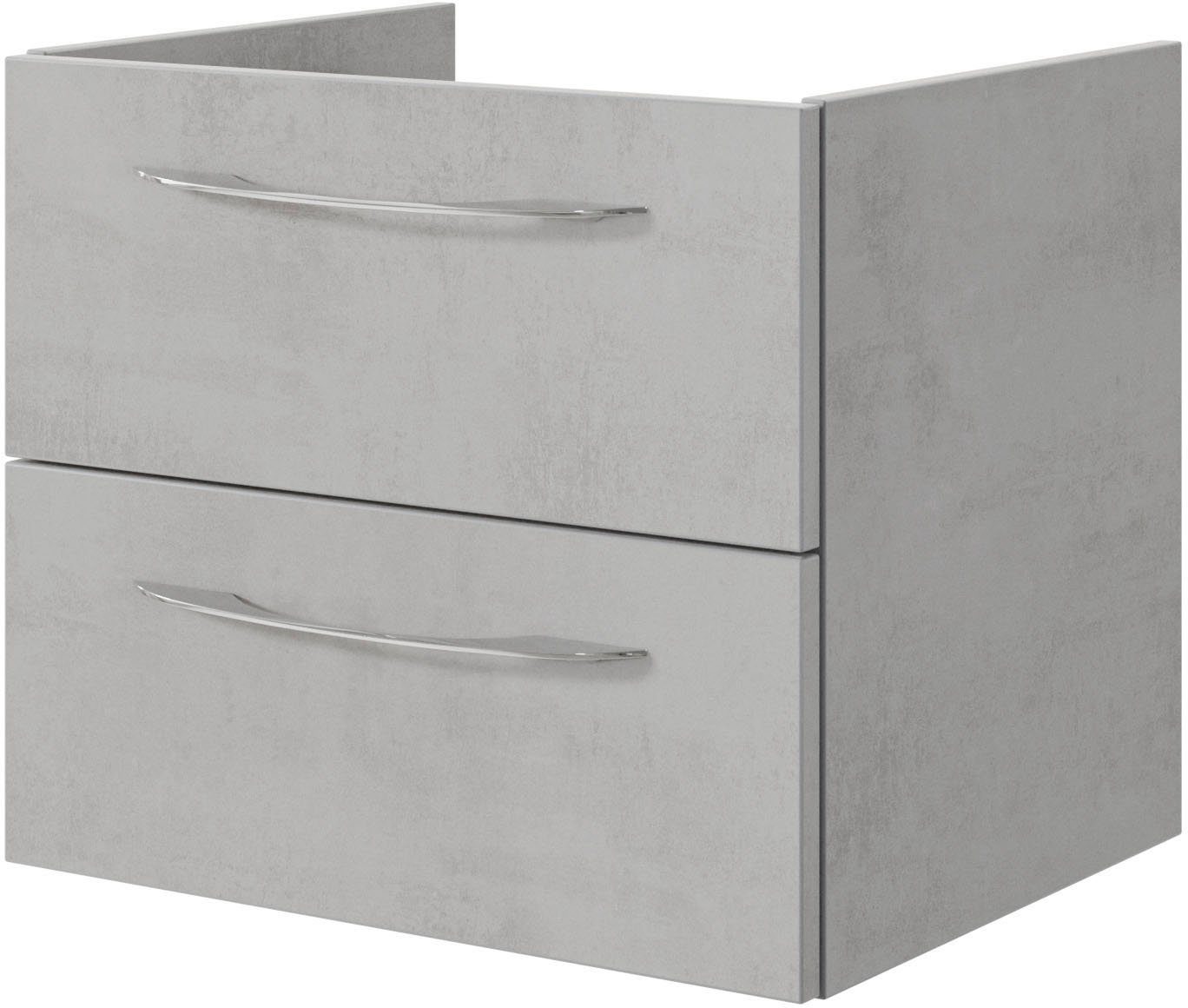 Saphir Wastafelonderkast Serie 4035 keramieken opzetwasbak met onderkast, 88 cm breed