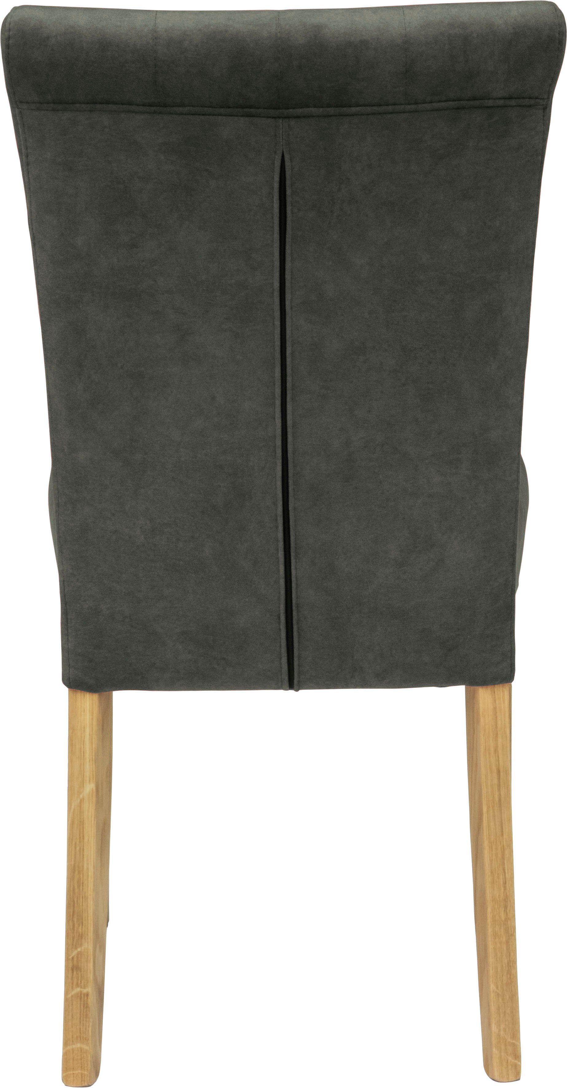 Home affaire Stoel Queen Eetkamerstoel met capitonnage, set van 2, 4 of 6