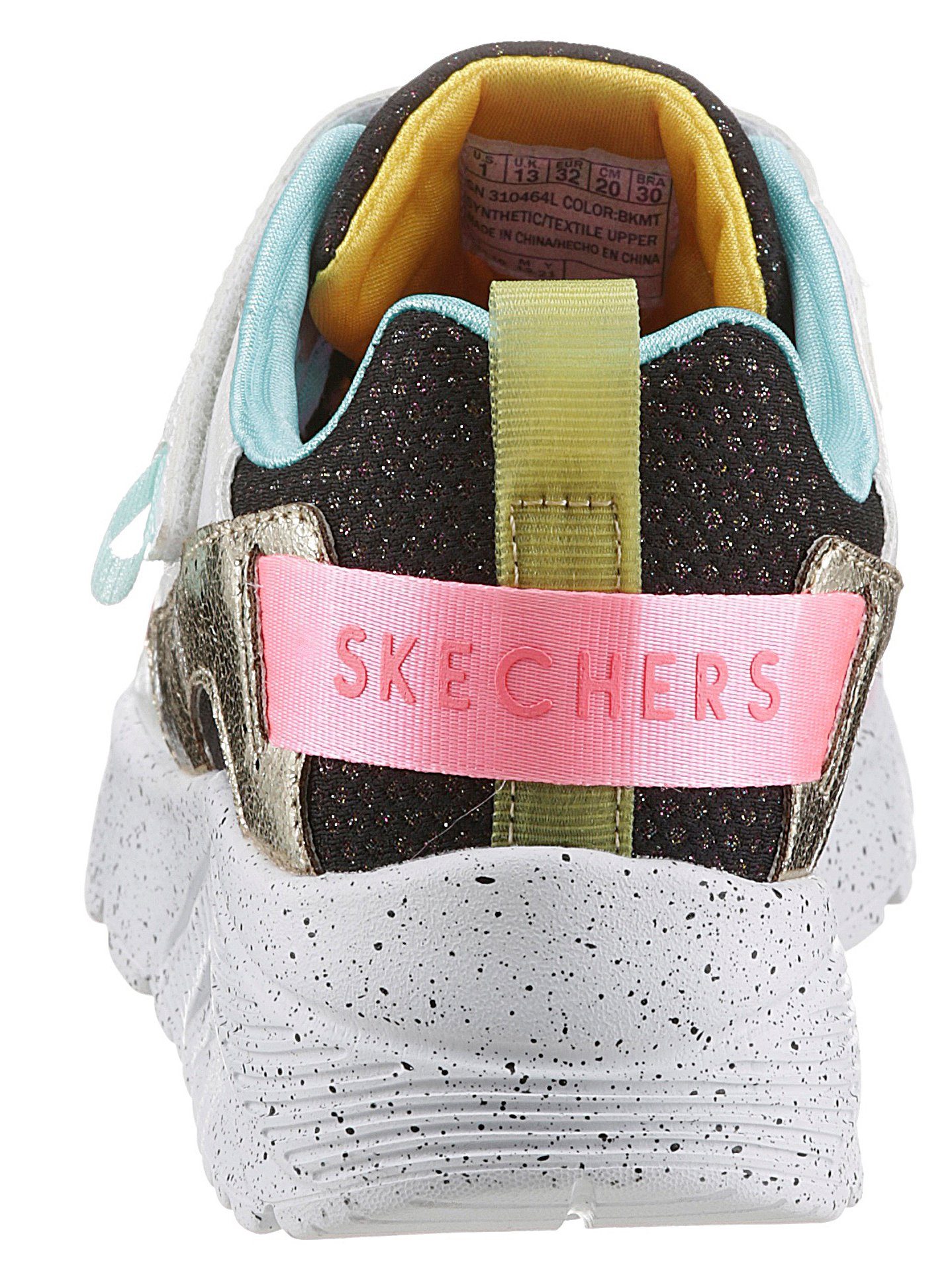 Skechers Sneakers UNO LITE GEN CHILL , vrijetijdsschoen, lage schoen, veterschoen, maat sjabloon om te downloaden