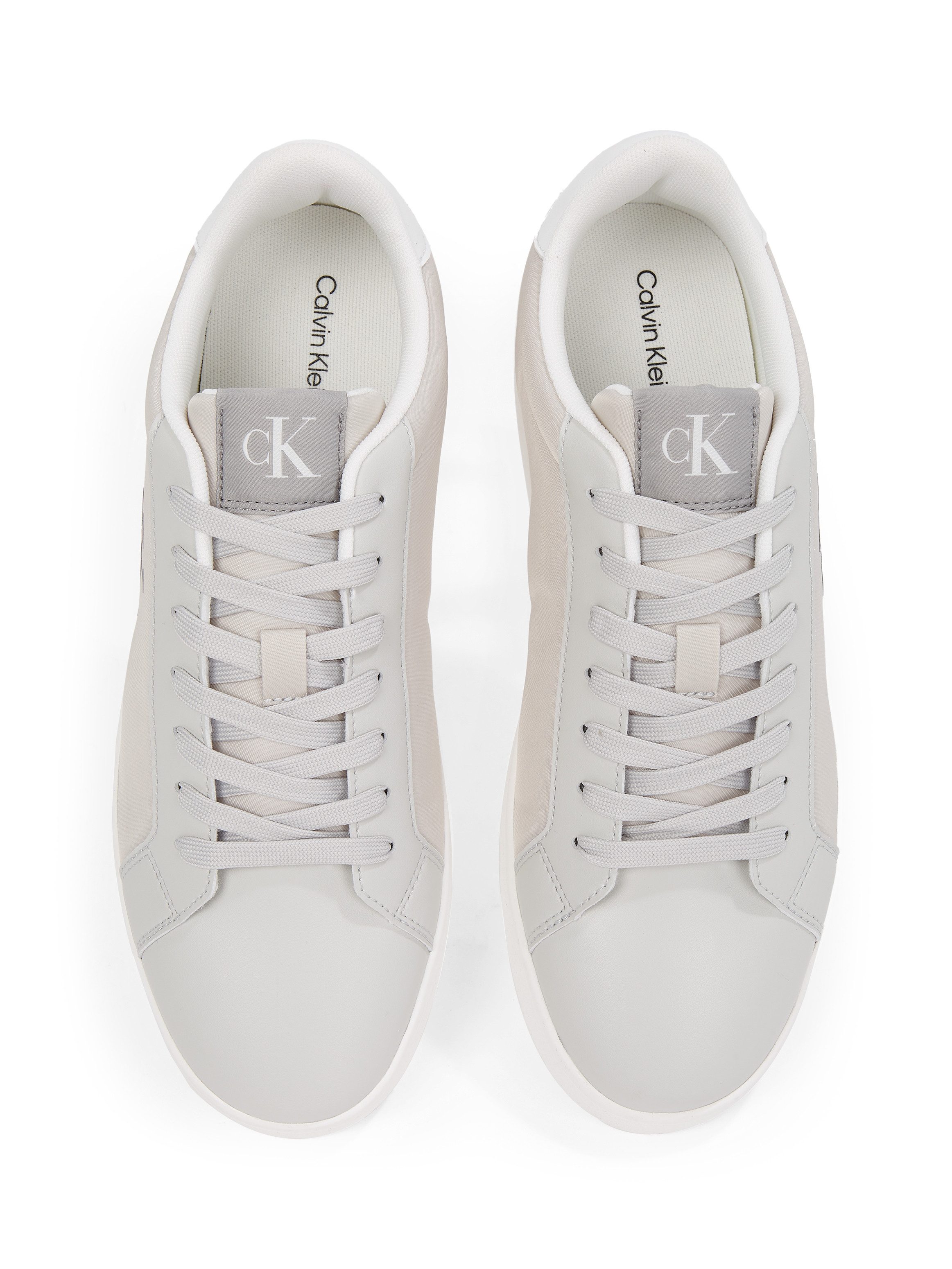 Calvin Klein Plateausneakers 3 CUPSOLE PU , vrijetijdsschoen, halfschoen, veterschoen met gepolsterde schacht