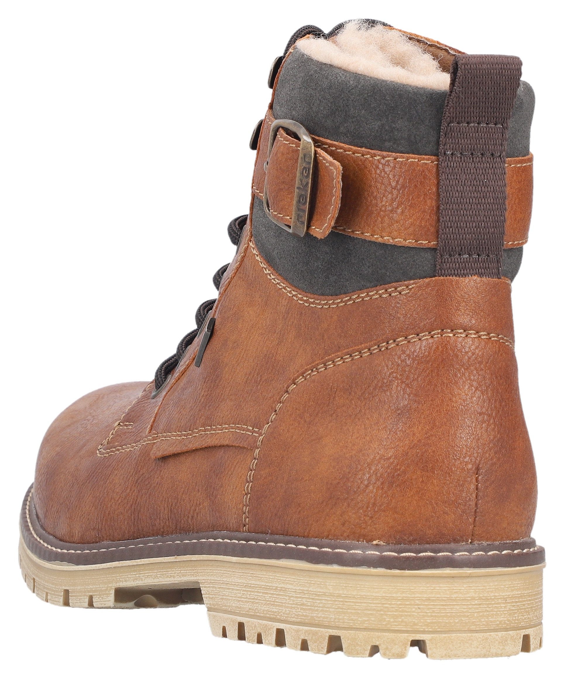 Rieker Winterlaarsjes Winterlaarzen, veterlaarzen met waterafstotend riekerTEX-membraan