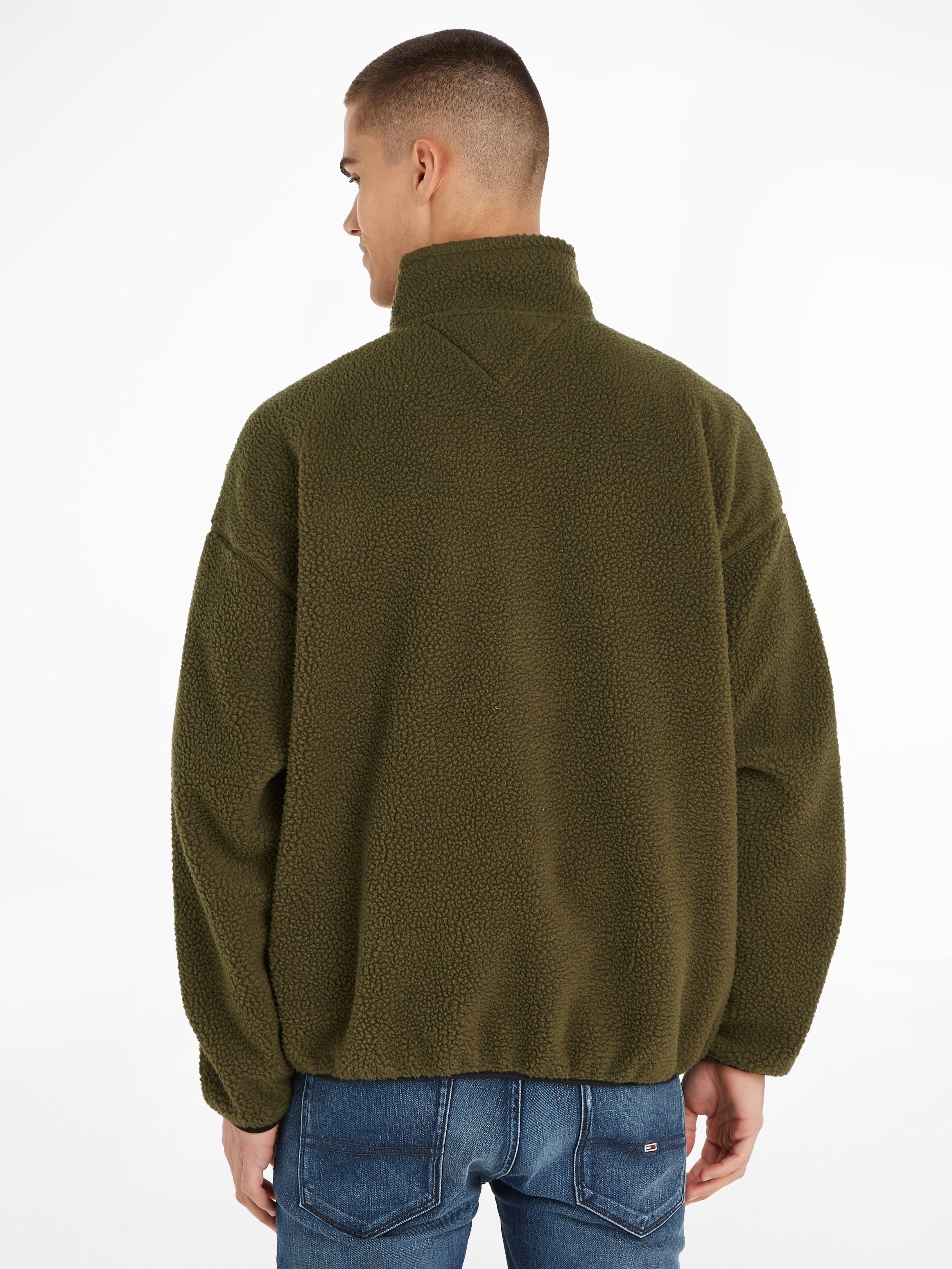 TOMMY JEANS Fleecetrui TJM OVZ TONAL 1/2 ZIP SHERPA
