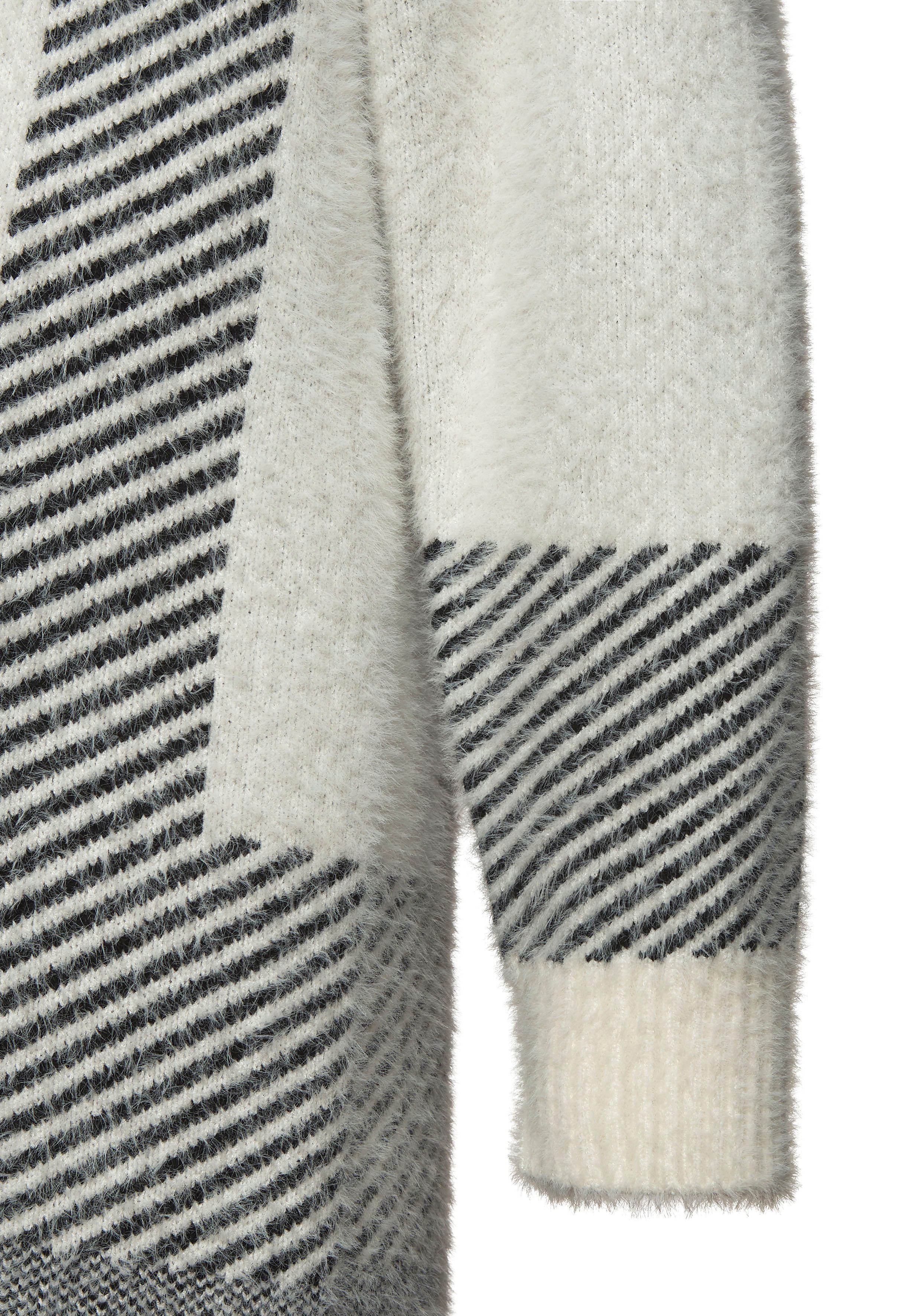Lascana Lang vest van zachte breiwerk cardigan met lange mouwen