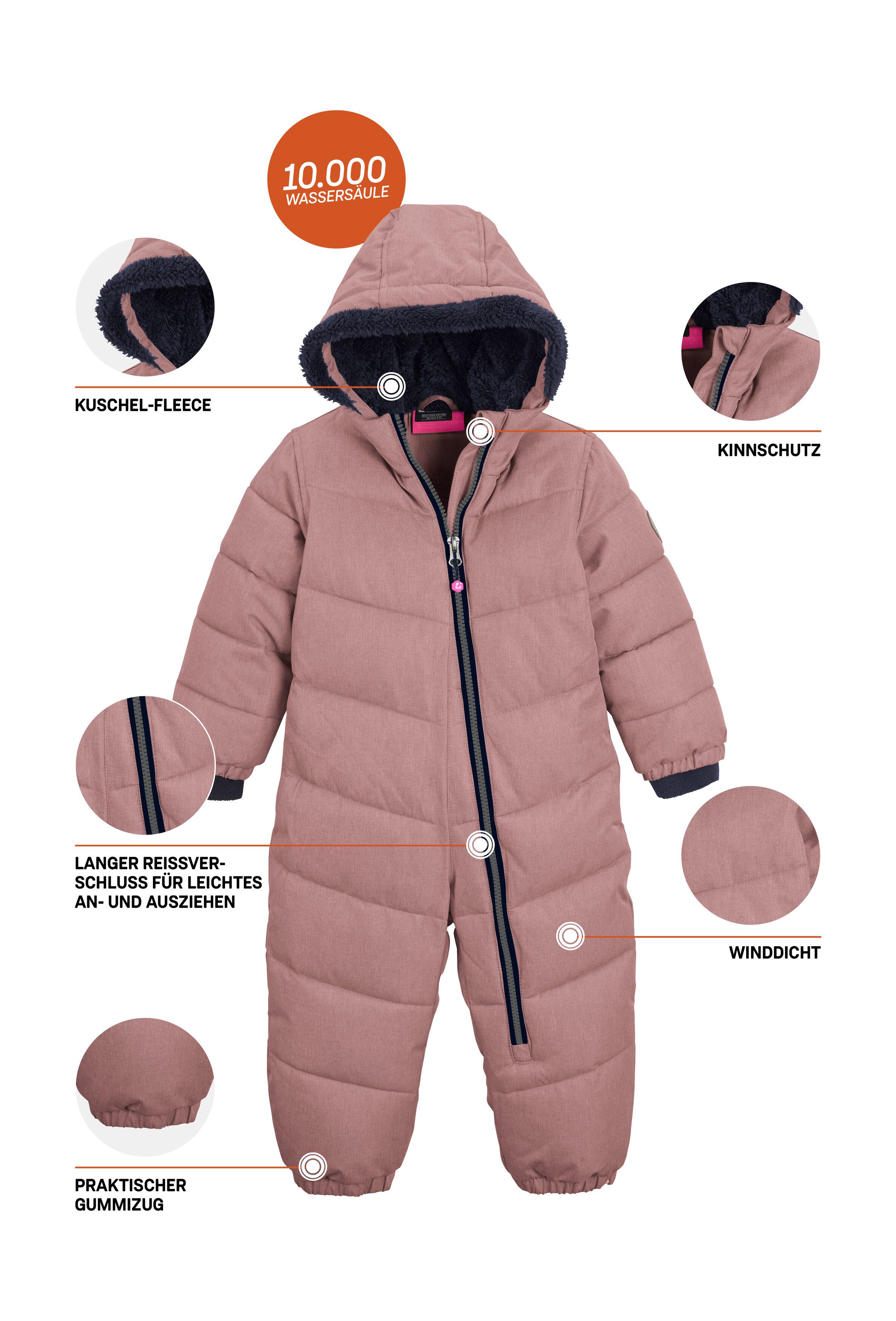 Killtec Ski-overall Karter Mini Sneeuwpak: waterafstotend, winddicht, warm, gemakkelijk aan te trekken