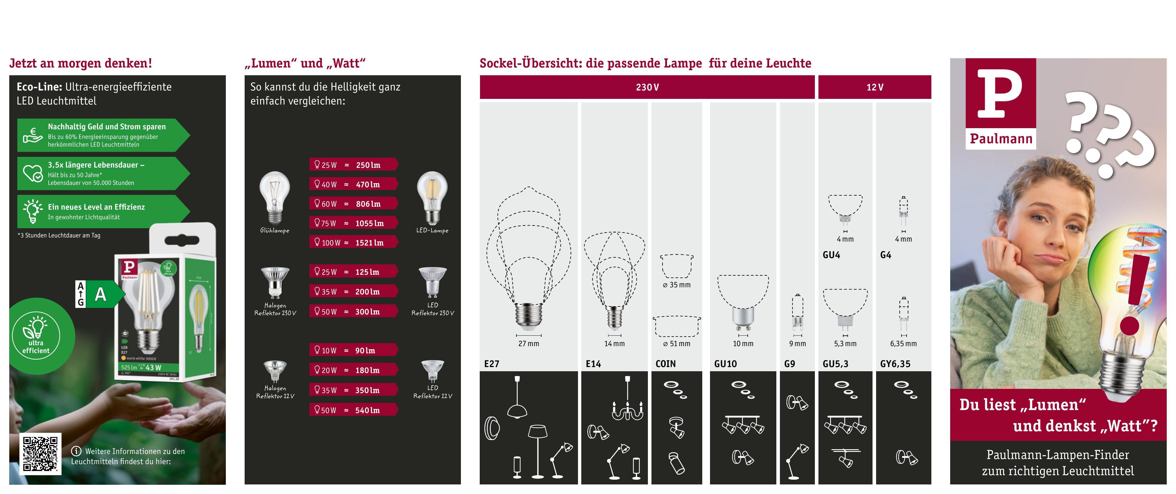 Paulmann Led-verlichting PAR38 1000lm 13,8W glas 230V (1 stuk)