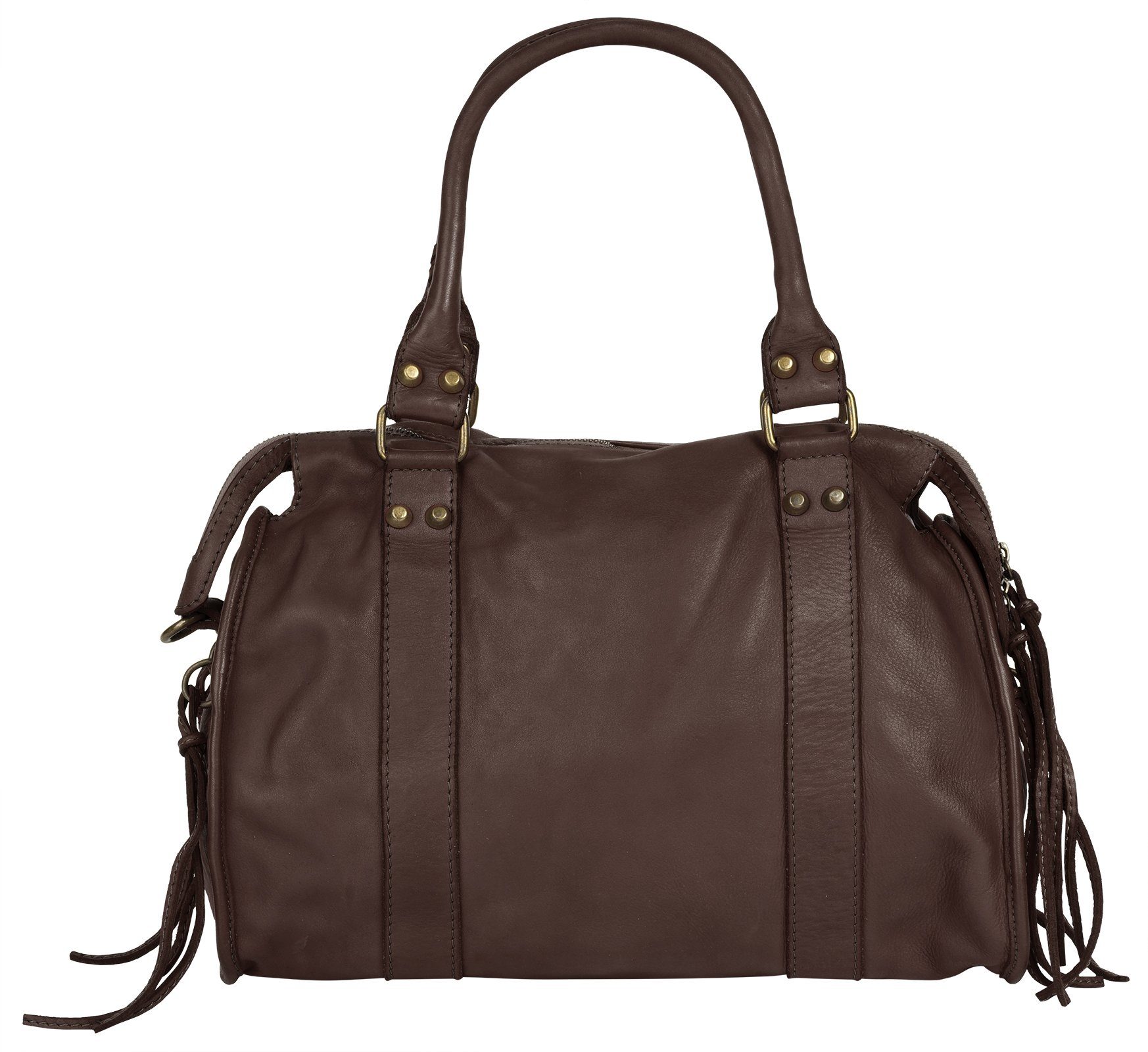 Samantha Look Shopper echt leer, made in italy (1-delig)
