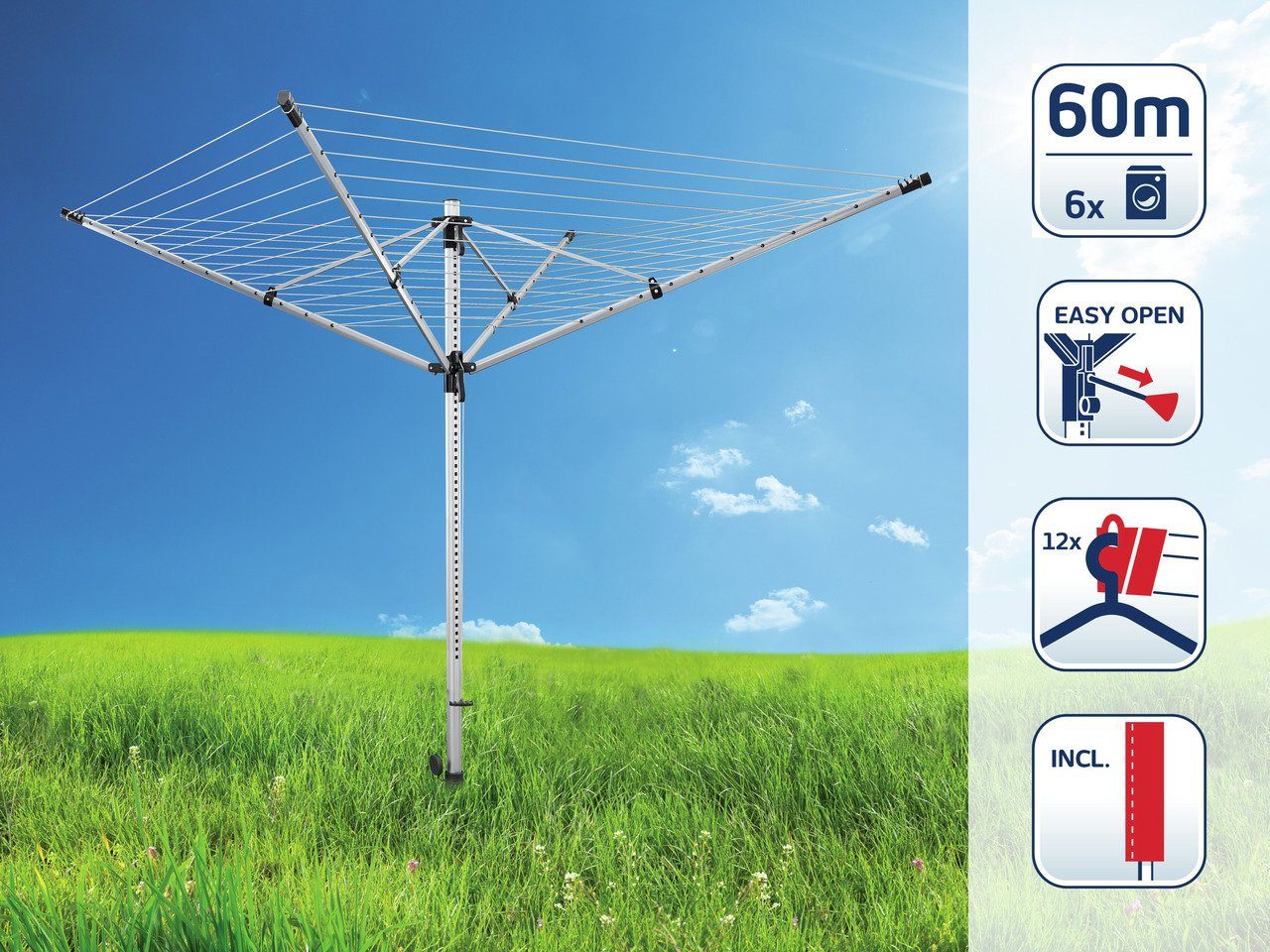 Leifheit Droogmolen LinoLift 600 QuickStart