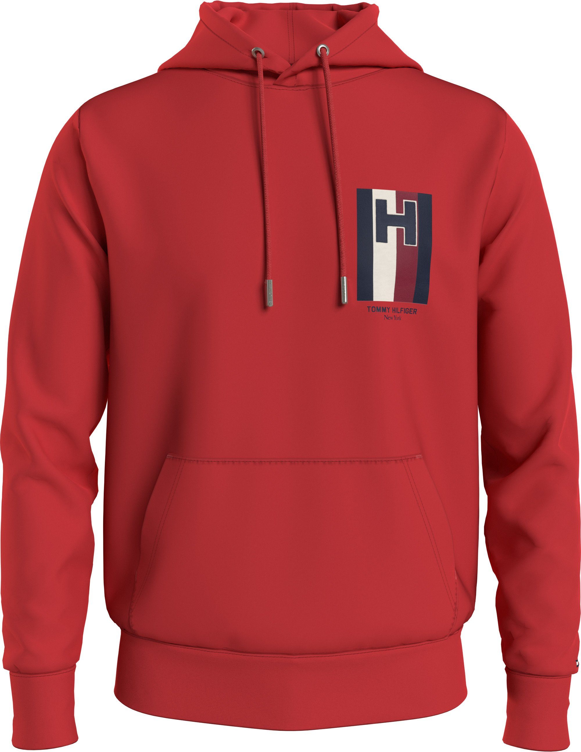 Tommy Hilfiger Heren hoodie met logo Red Heren