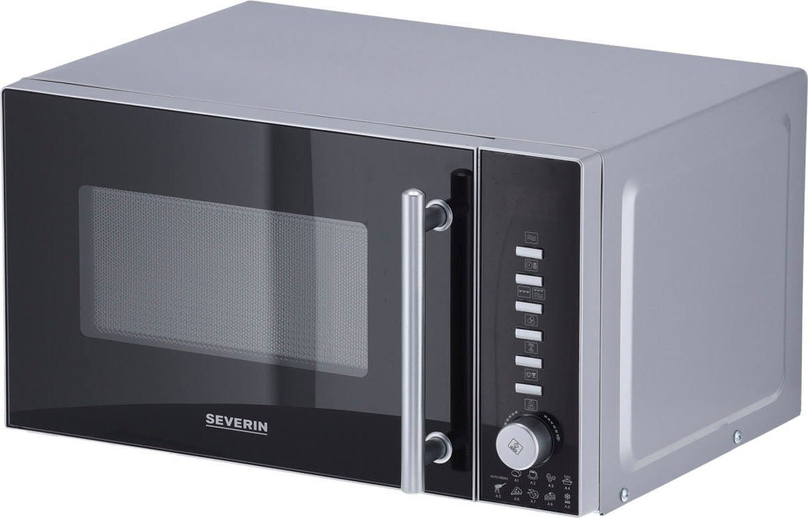 Severin Magnetron MW 7773 met grill- en heteluchtfunctie 3-in-1 10 vermogensniveaus en 9 automatische kookprogramma's