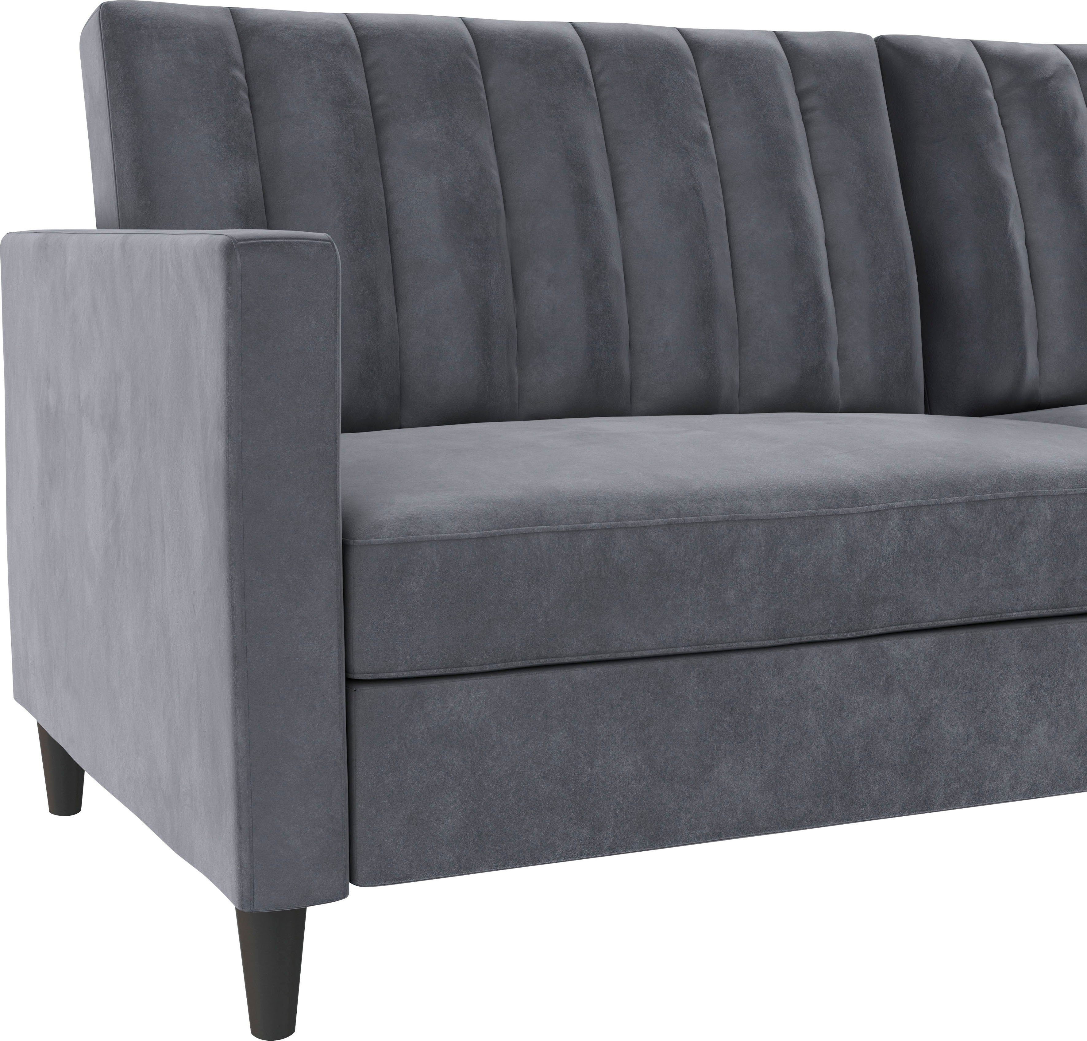 Dorel Home 3-zitsbank Celine Rugleuning 2-delig en 3-voudig verstelbaar, zithoogte 43 cm