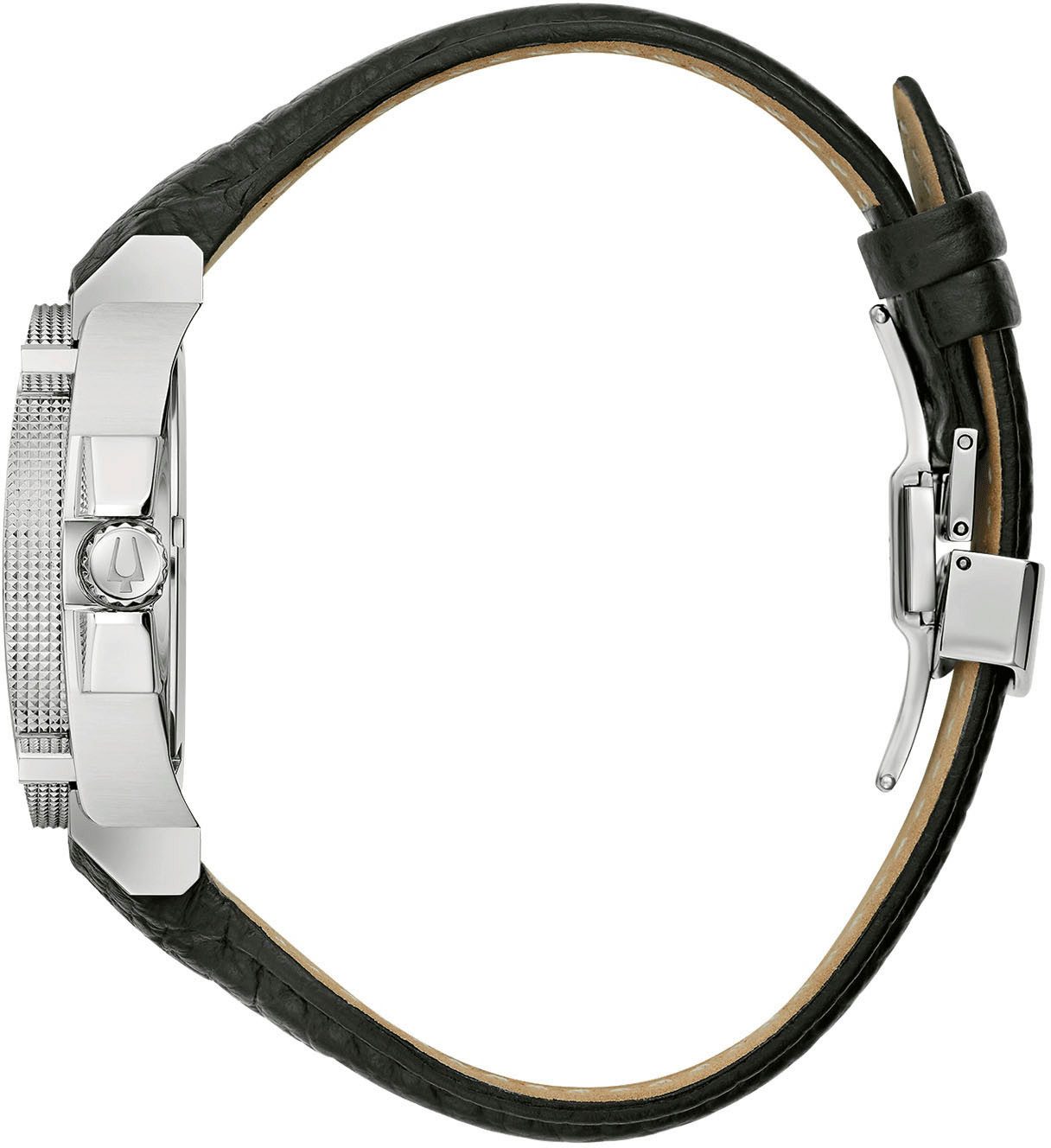 Bulova Kwartshorloge 96B416 Horloge, herenhorloge, roestvrijstalen band, saffierglas, datum